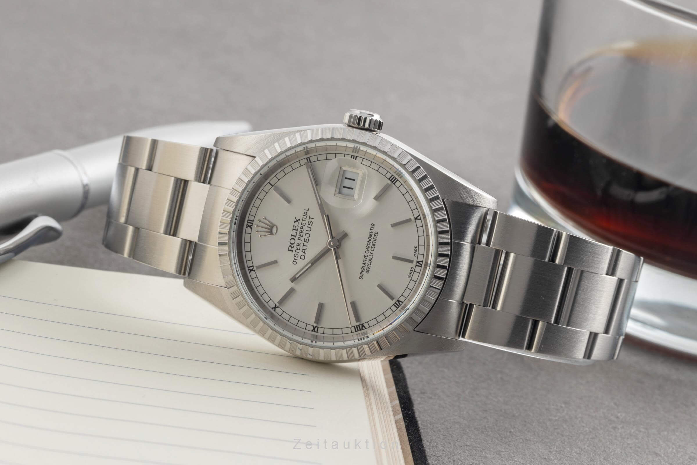 Rolex Datejust acero automático reloj para caballeros 16220  [2501384]