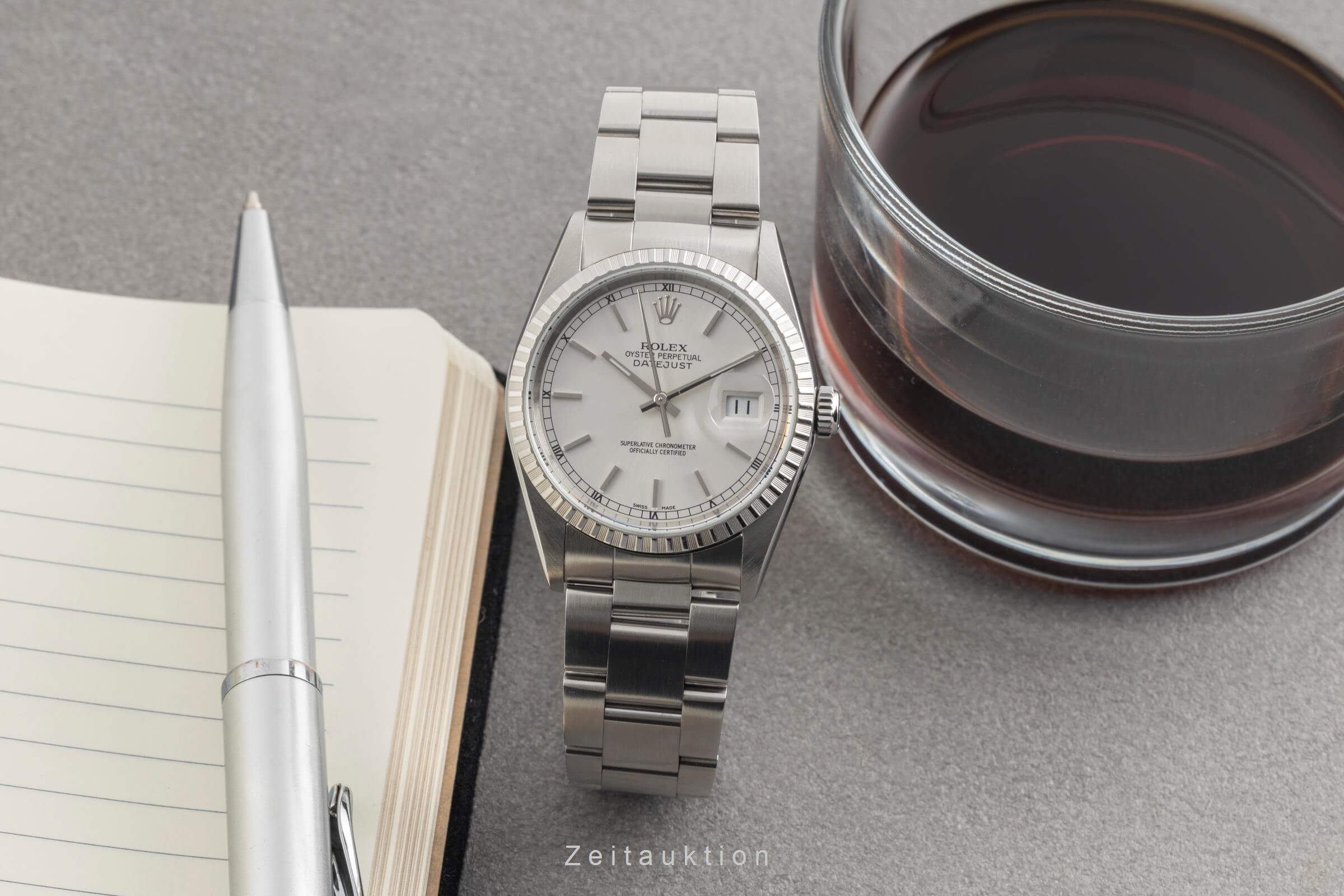 Rolex Datejust acero automático reloj para caballeros 16220  [2501384]