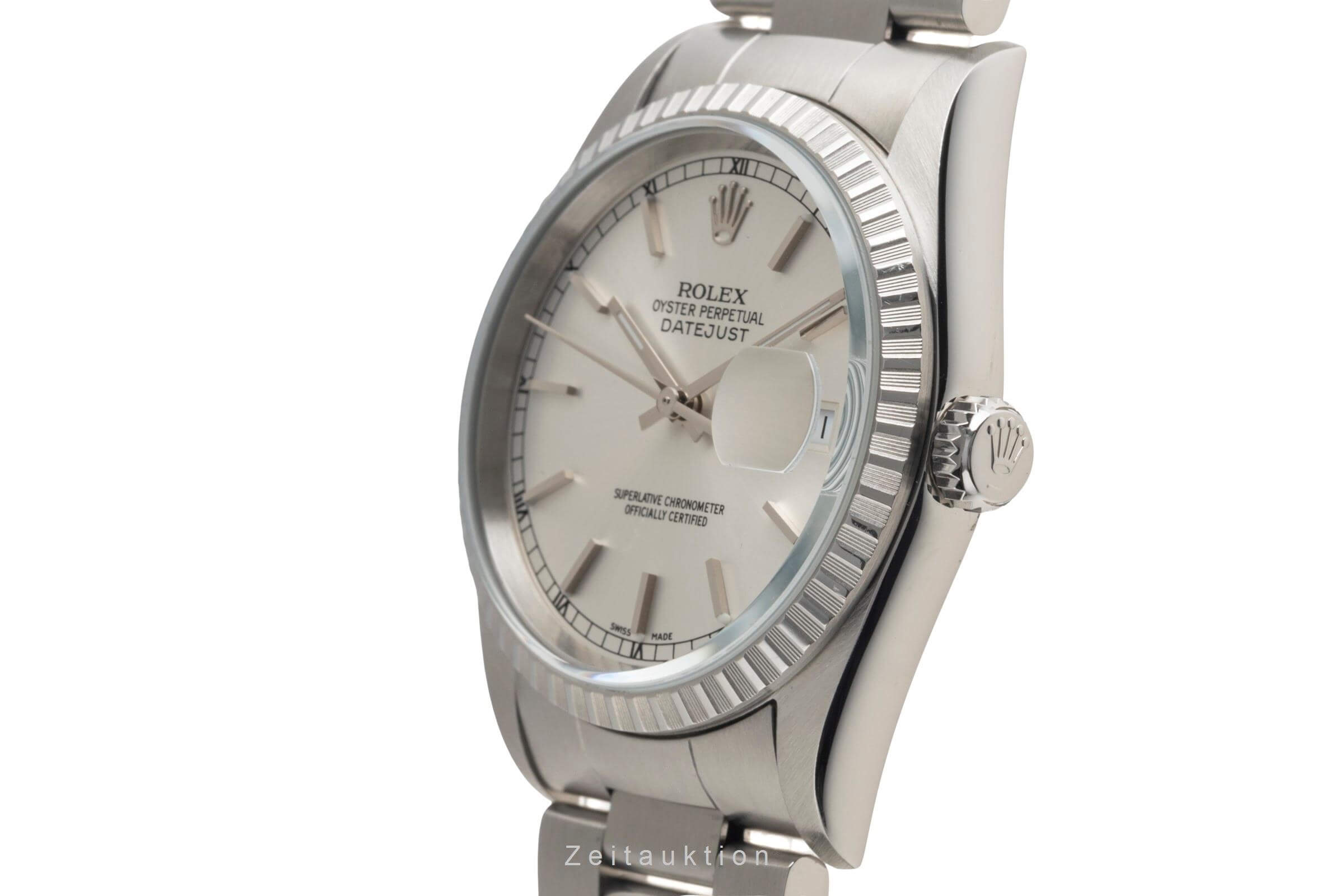 Rolex Datejust acero automático reloj para caballeros 16220  [2501384]