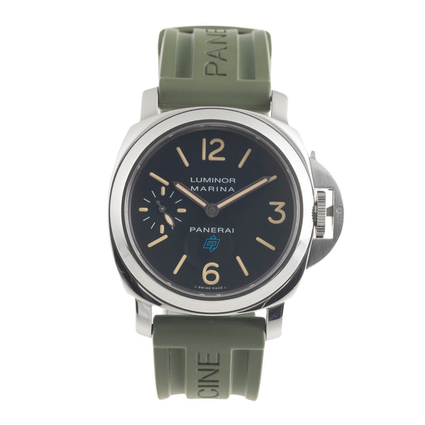 Panerai Luminor Marina Handaufzug Edelstahl Herrenuhr R. PAM00631 B&P VP: 6200 € [2501391]