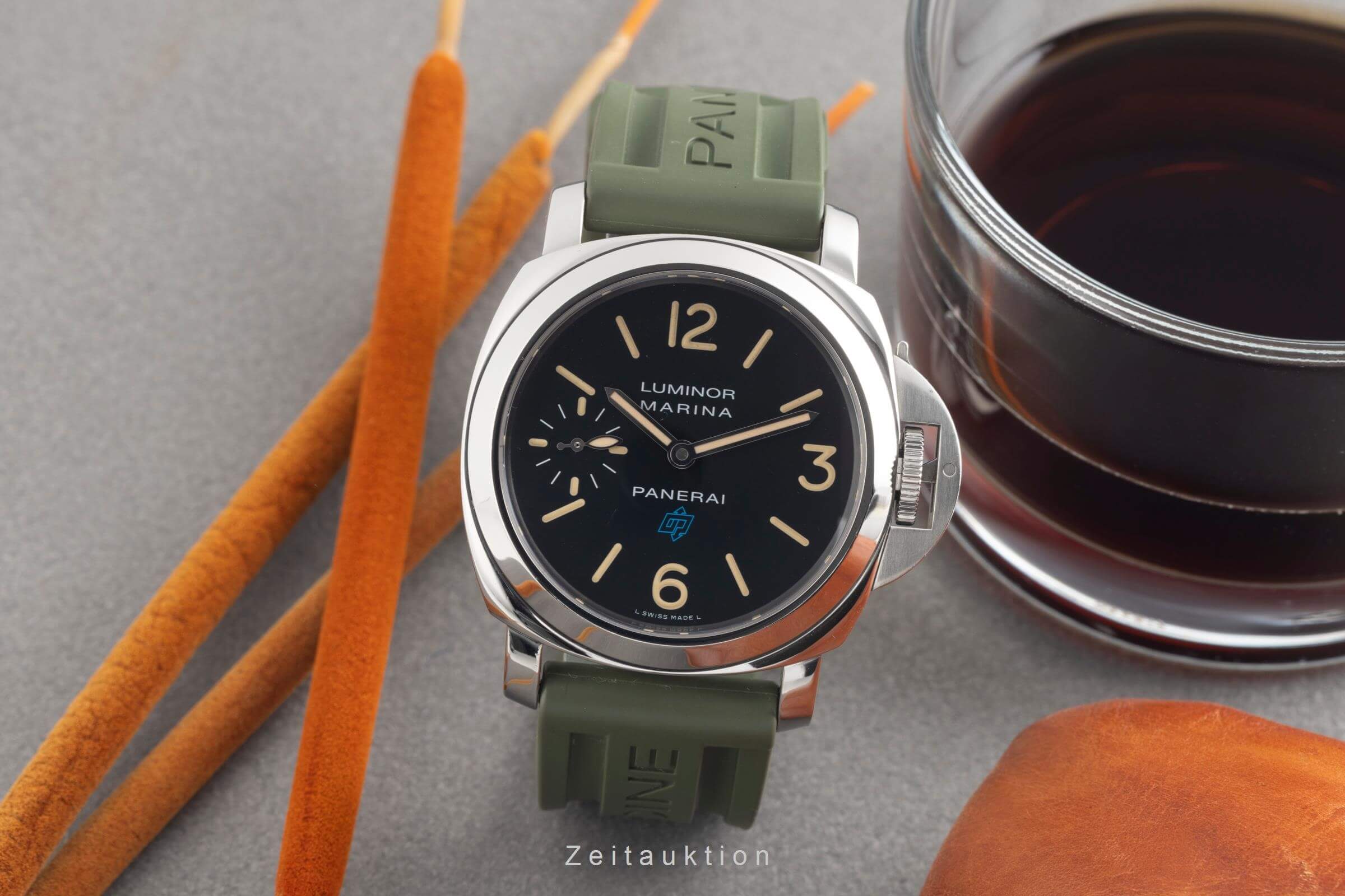 Panerai Luminor Marina Handaufzug Edelstahl Herrenuhr R. PAM00631 B&P VP: 6200 € [2501391]