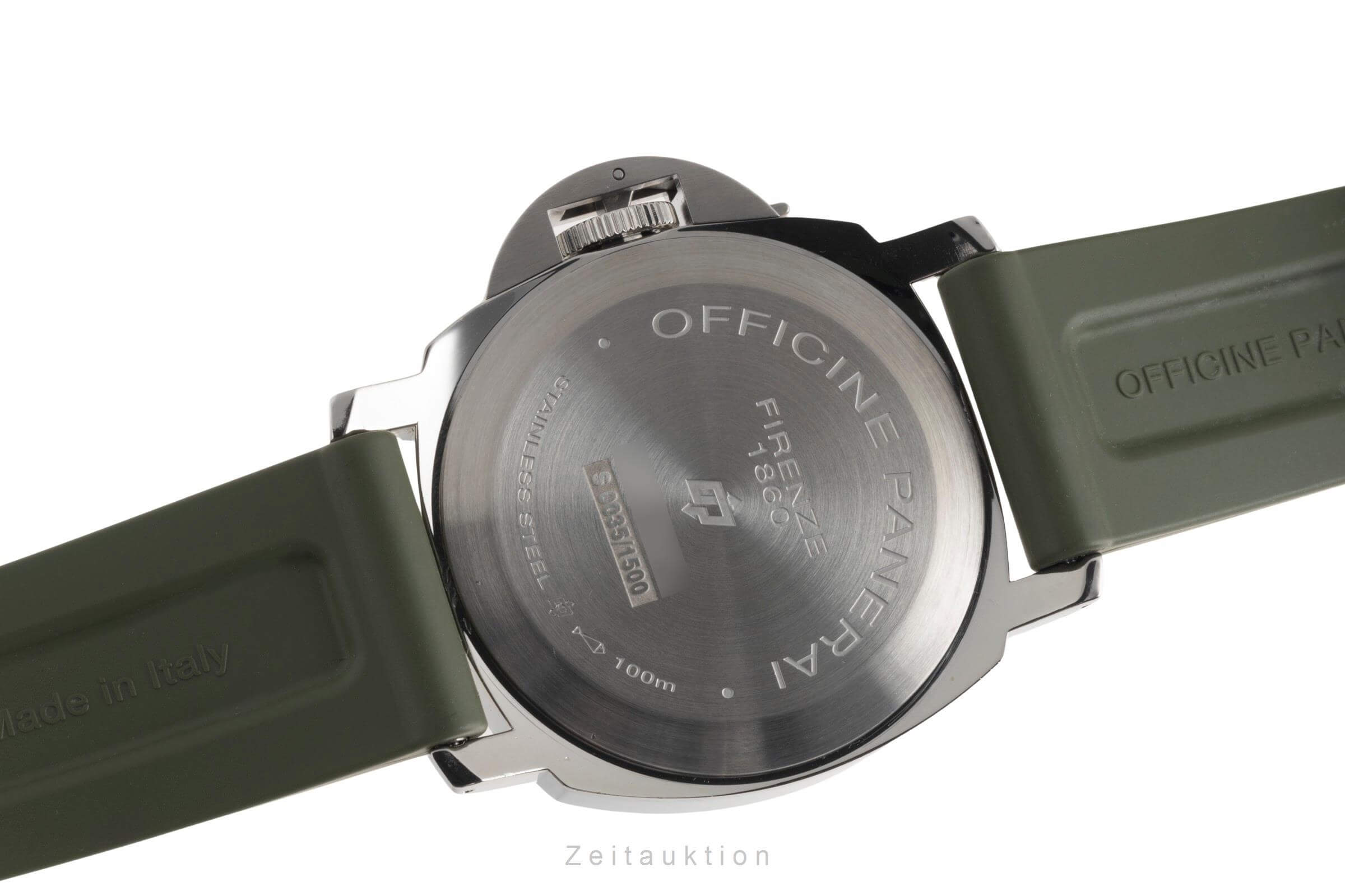 Panerai Luminor Marina Handaufzug Edelstahl Herrenuhr R. PAM00631 B&P VP: 6200 € [2501391]