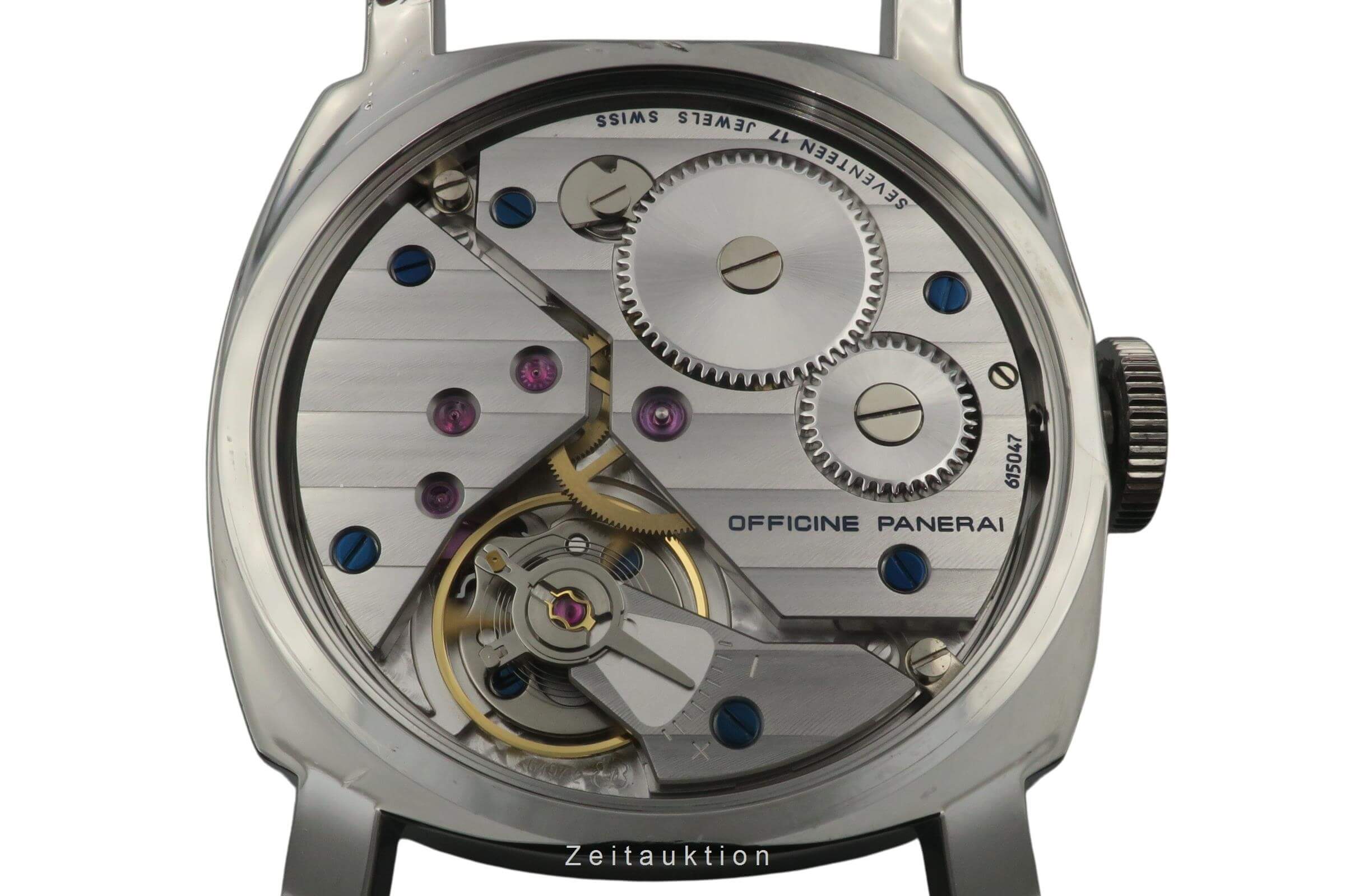 Panerai Luminor Marina Handaufzug Edelstahl Herrenuhr R. PAM00631 B&P VP: 6200 € [2501391]