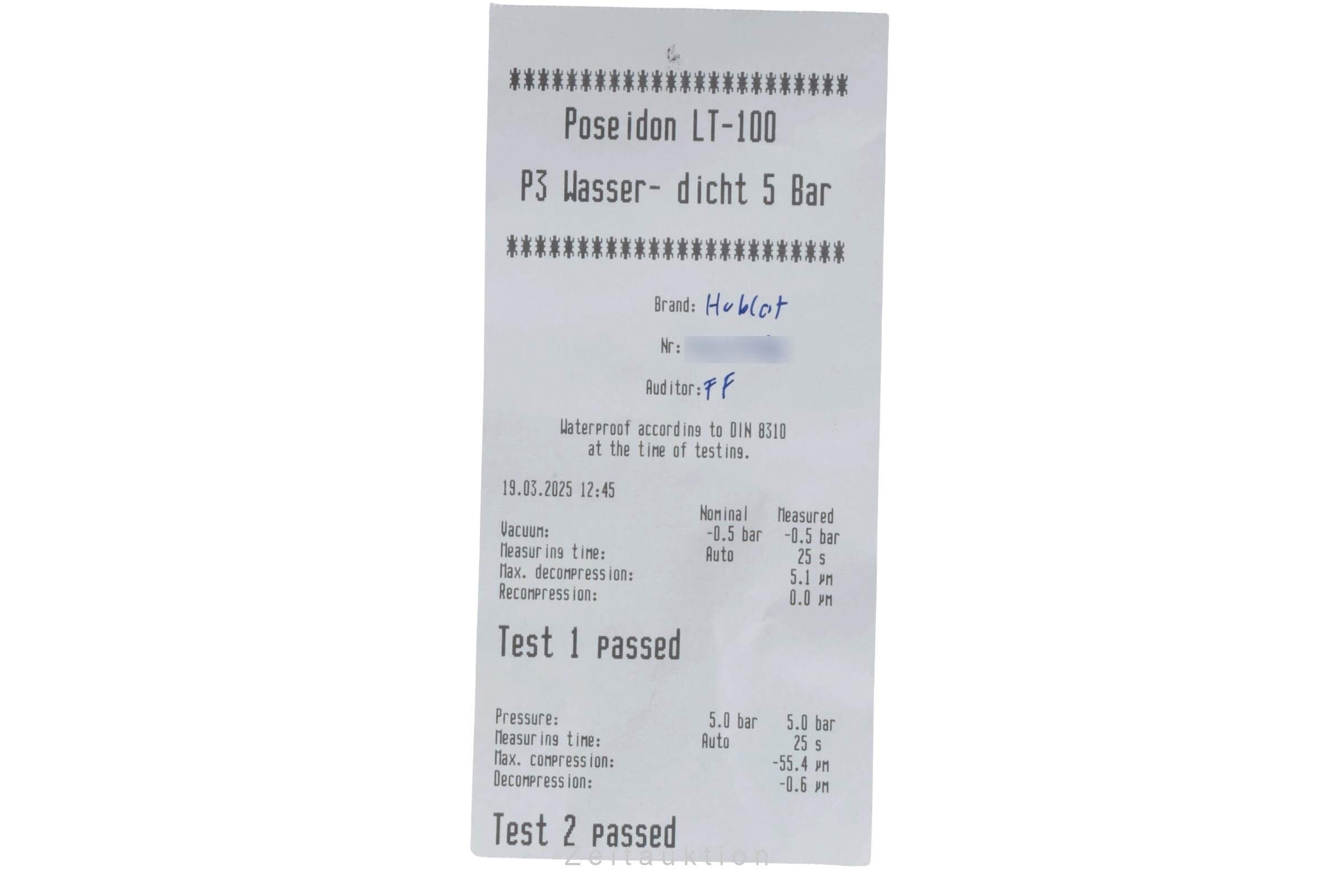 Hublot Classic Fusion chronograph titanium automatic men's watch 521.NX.7170.LR LP: 8200EUR  [2501392]