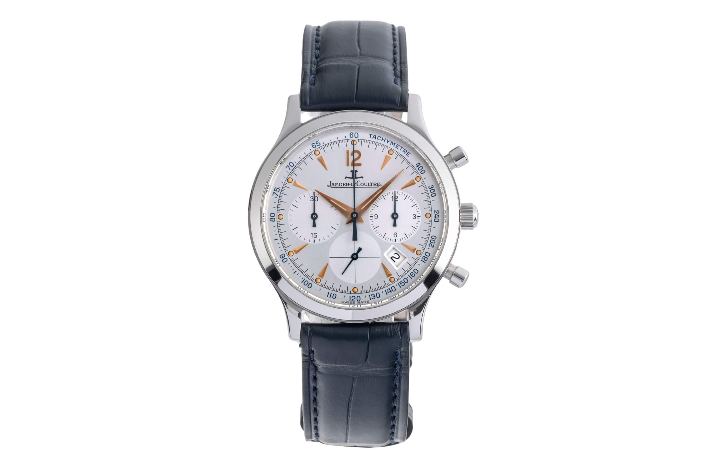 Jaeger LeCoultre Master Control chronographe acier quartz montre pour hommes 145.8.31  [2501393]