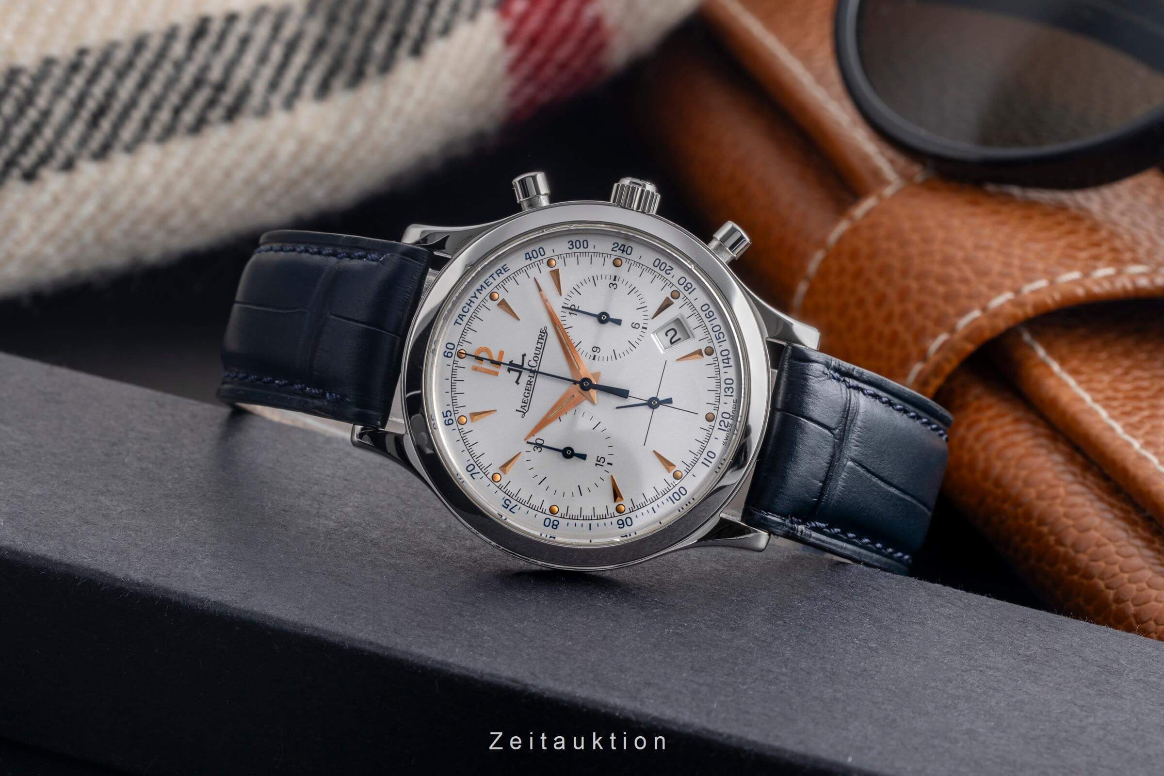 Jaeger LeCoultre Master Control chronographe acier quartz montre pour hommes 145.8.31  [2501393]