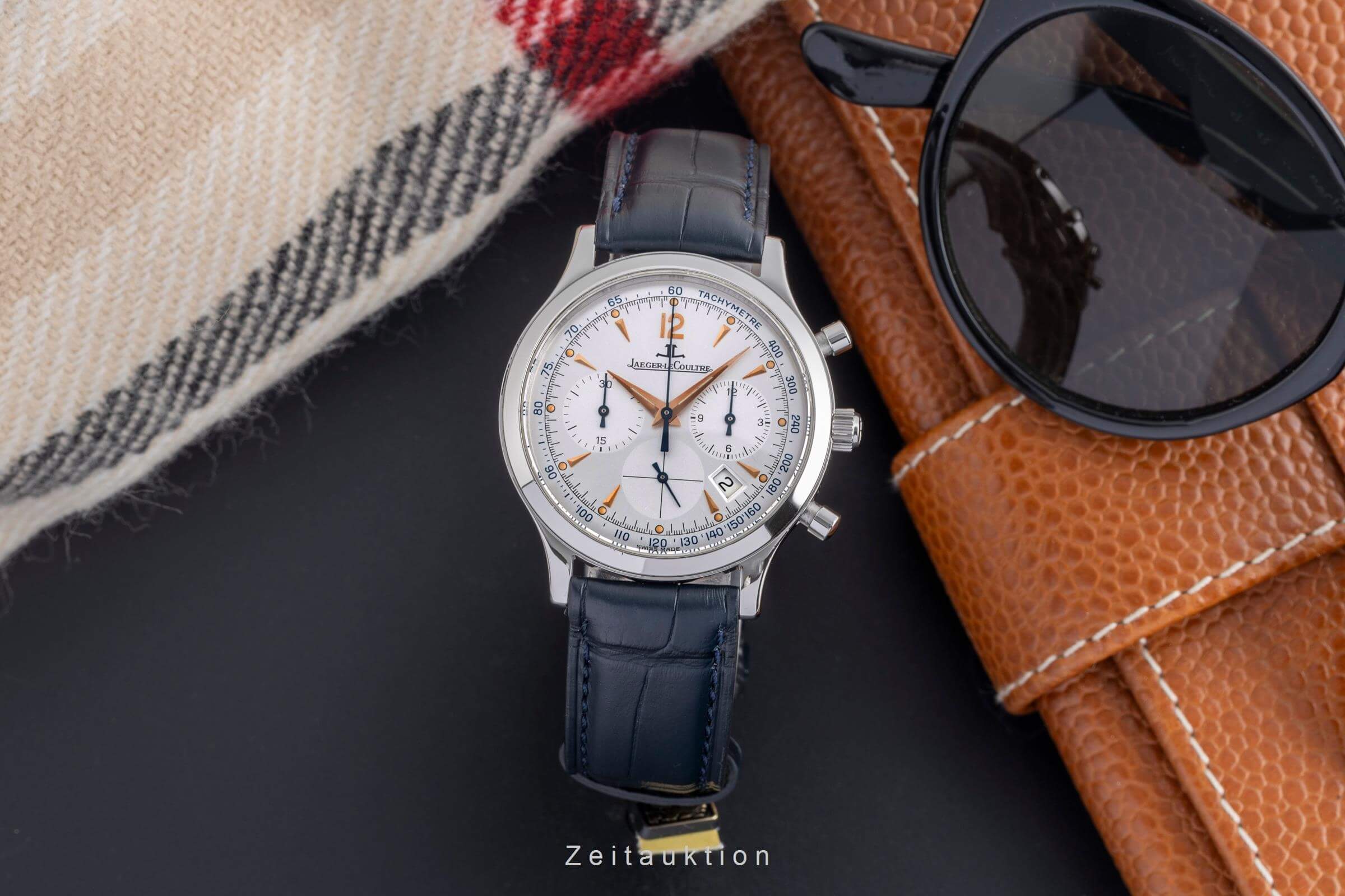 Jaeger LeCoultre Master Control chronographe acier quartz montre pour hommes 145.8.31  [2501393]