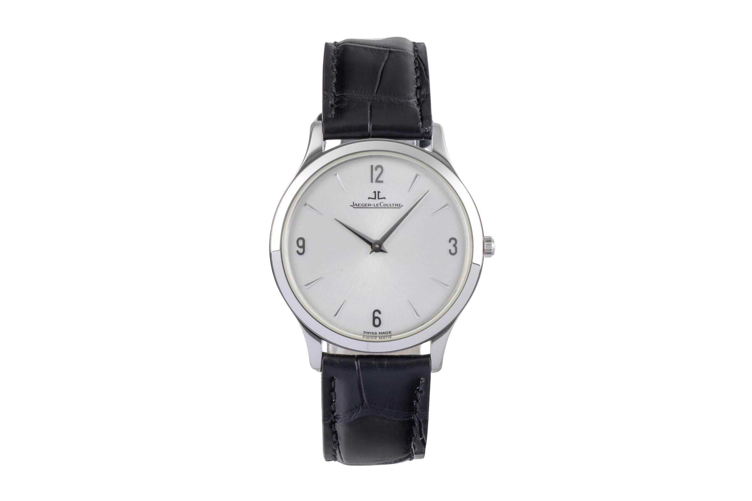 Jaeger LeCoultre Master Ultra Thin steel manual winding men's watch Q1458520 ,  145.8.79  [2501394]