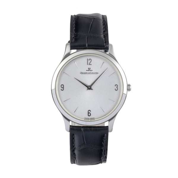 Jaeger LeCoultre Master Ultra Thin steel manual winding men's watch Q1458520 ,  145.8.79  [2501394]