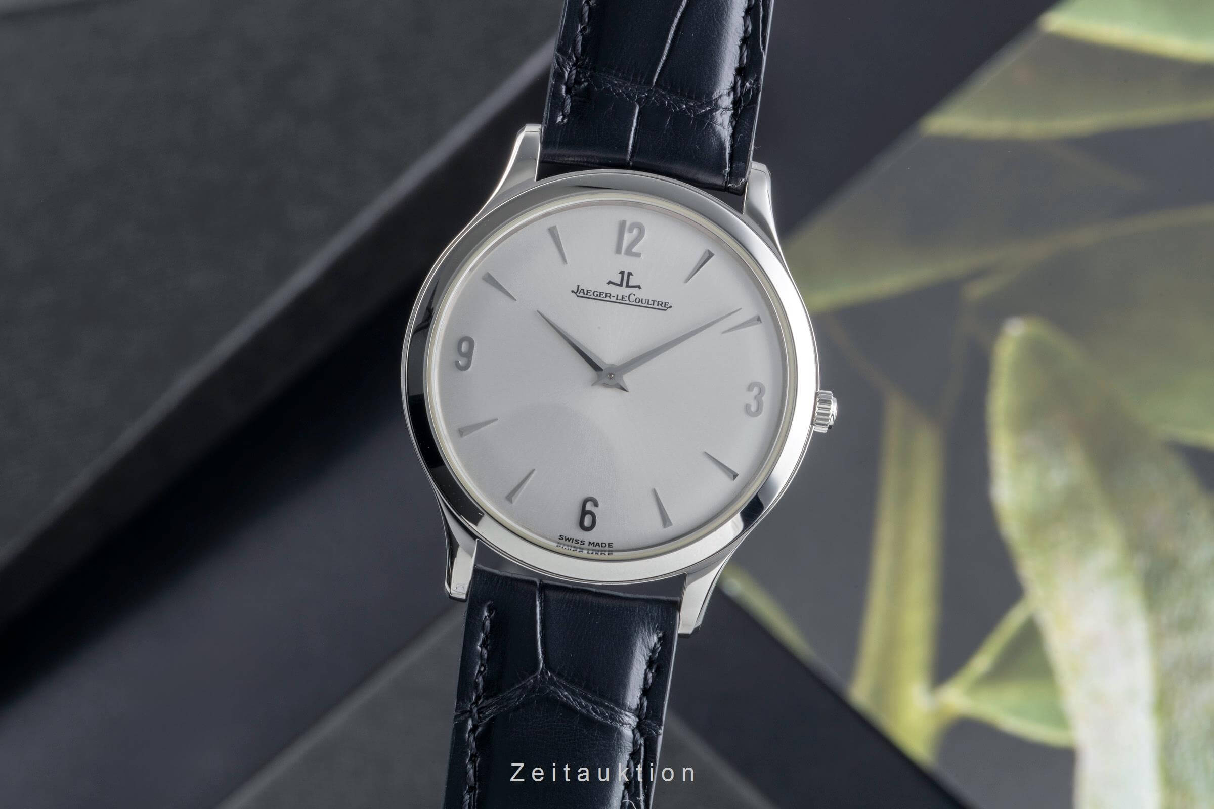 Jaeger LeCoultre Master Ultra Thin steel manual winding men's watch Q1458520 ,  145.8.79  [2501394]
