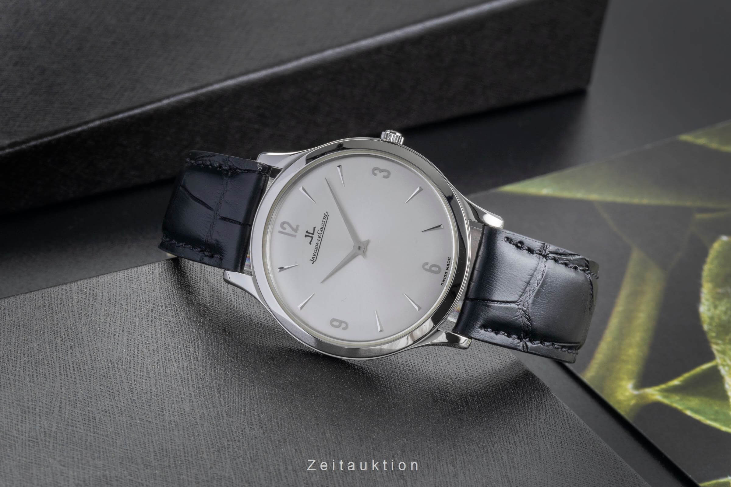 Jaeger LeCoultre Master Ultra Thin steel manual winding men's watch Q1458520 ,  145.8.79  [2501394]
