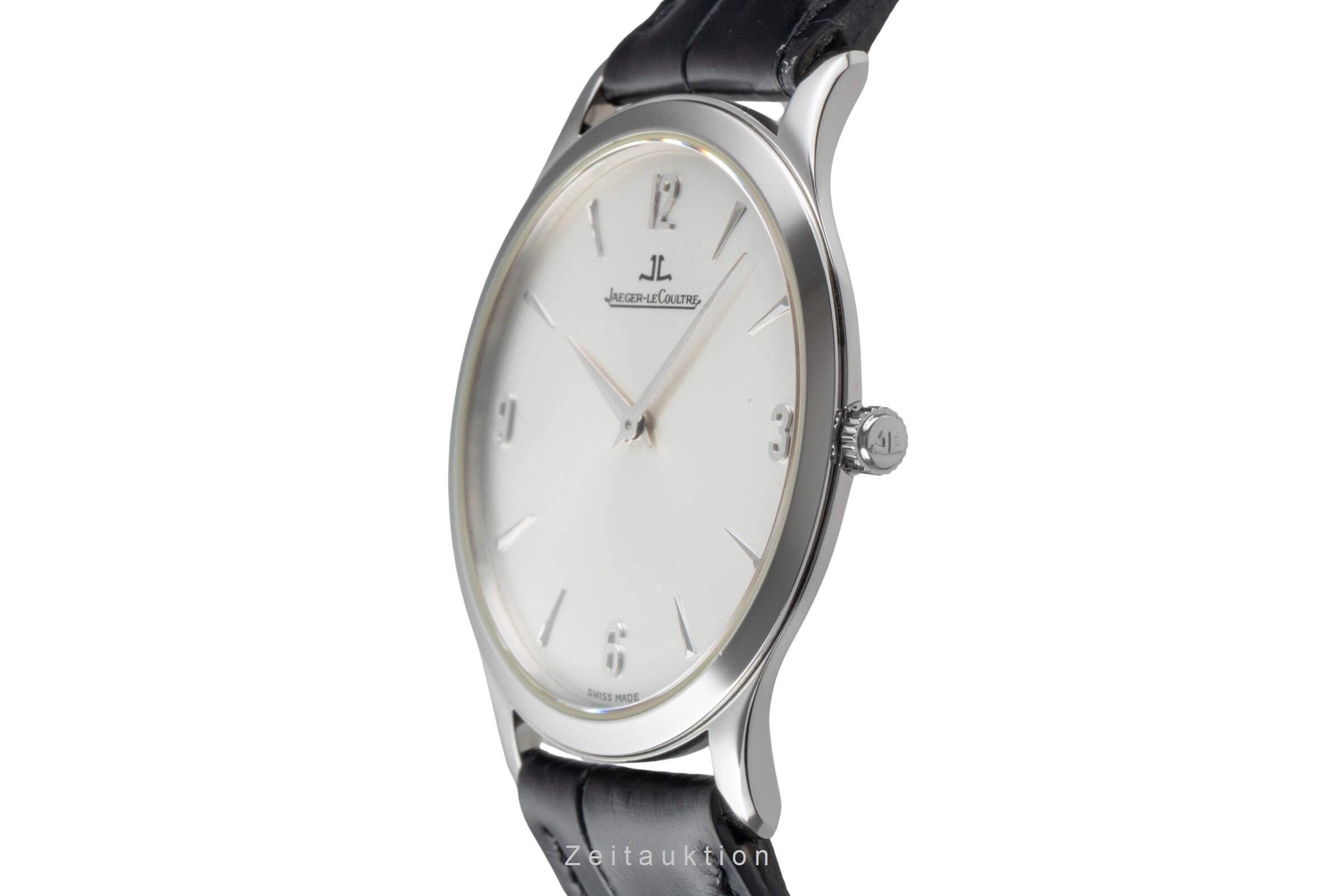 Jaeger LeCoultre Master Ultra Thin steel manual winding men's watch Q1458520 ,  145.8.79  [2501394]