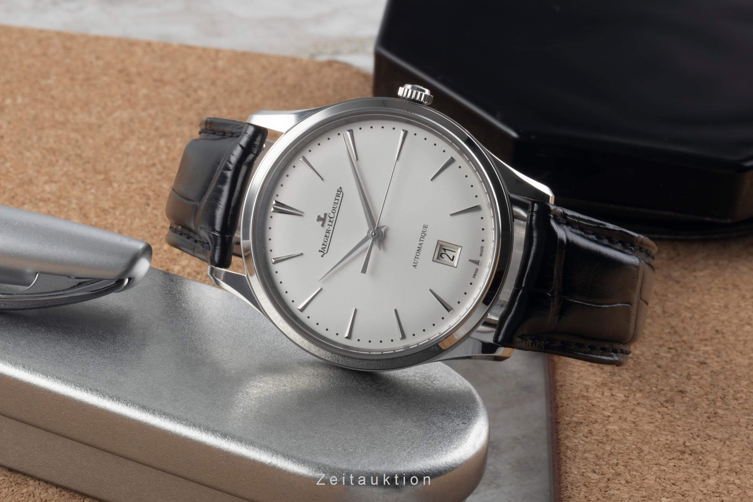 Jaeger LeCoultre Master Ultra Thin acero automático reloj para caballeros Q1238420, 109.8.37.S LP: 10300EUR  [2501398]