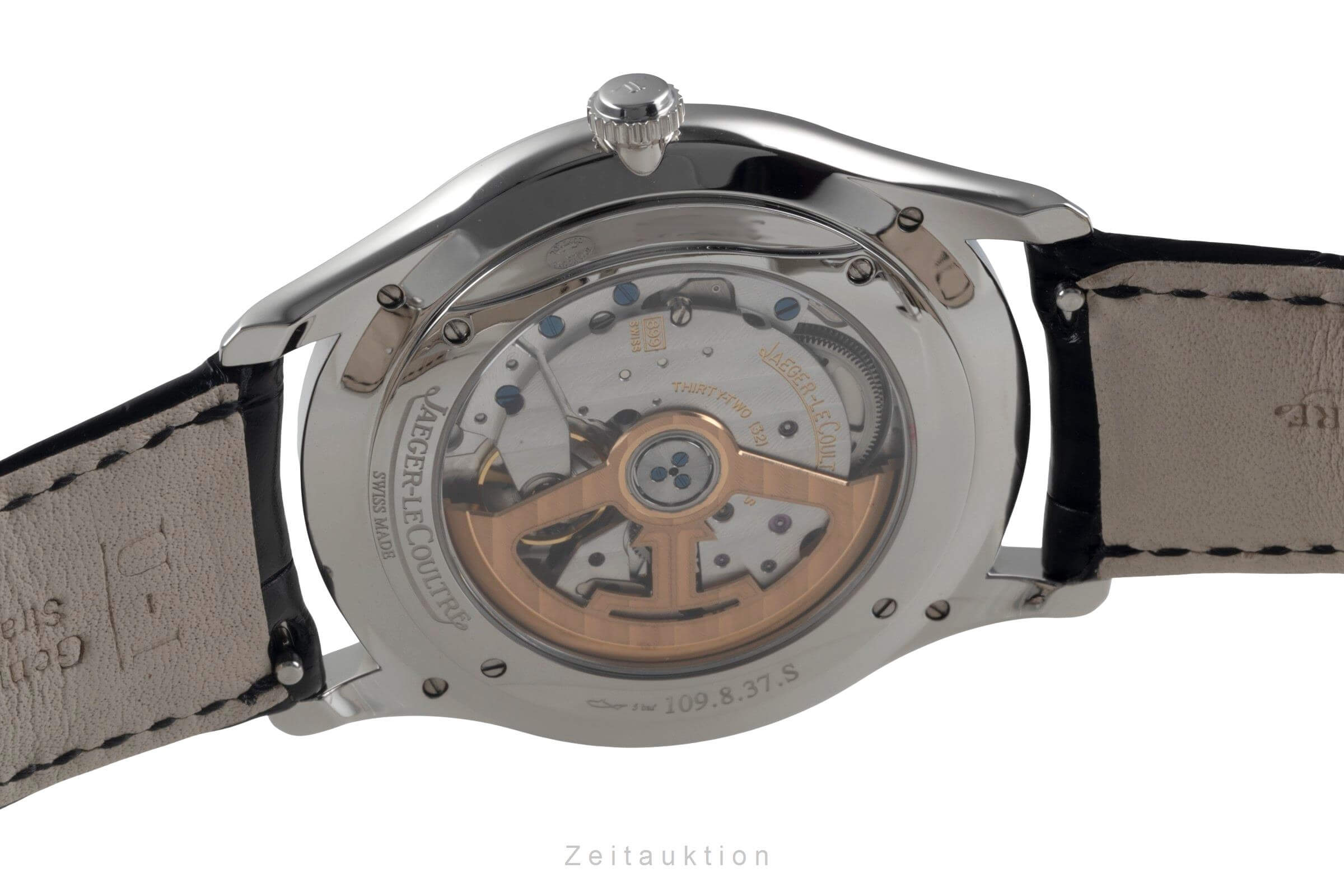 Jaeger LeCoultre Master Ultra Thin acero automático reloj para caballeros Q1238420, 109.8.37.S LP: 10300EUR  [2501398]