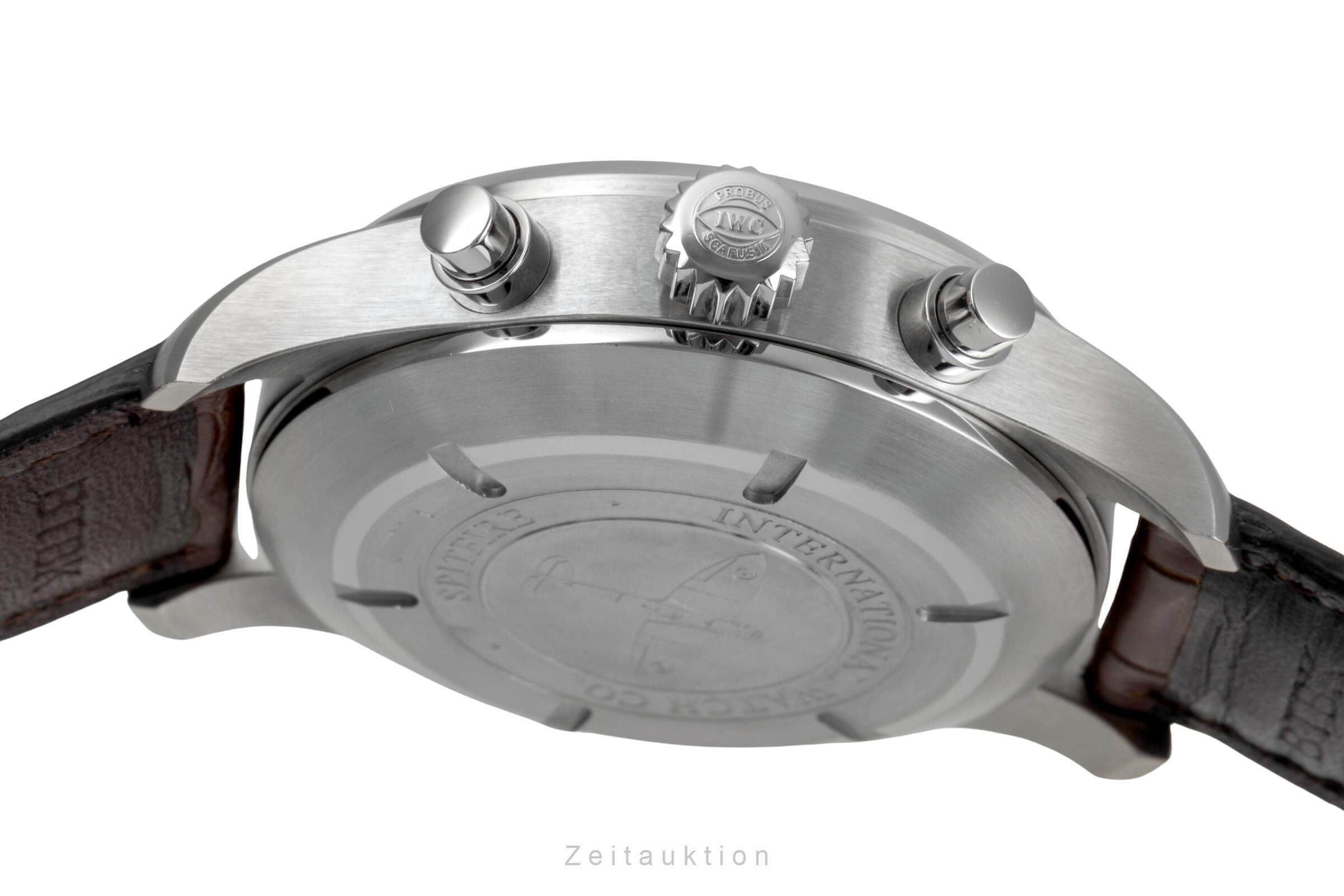 IWC Fliegerchronograph cronógrafo acero automático reloj para caballeros IW387802 LP: 7700EUR  [2501403]