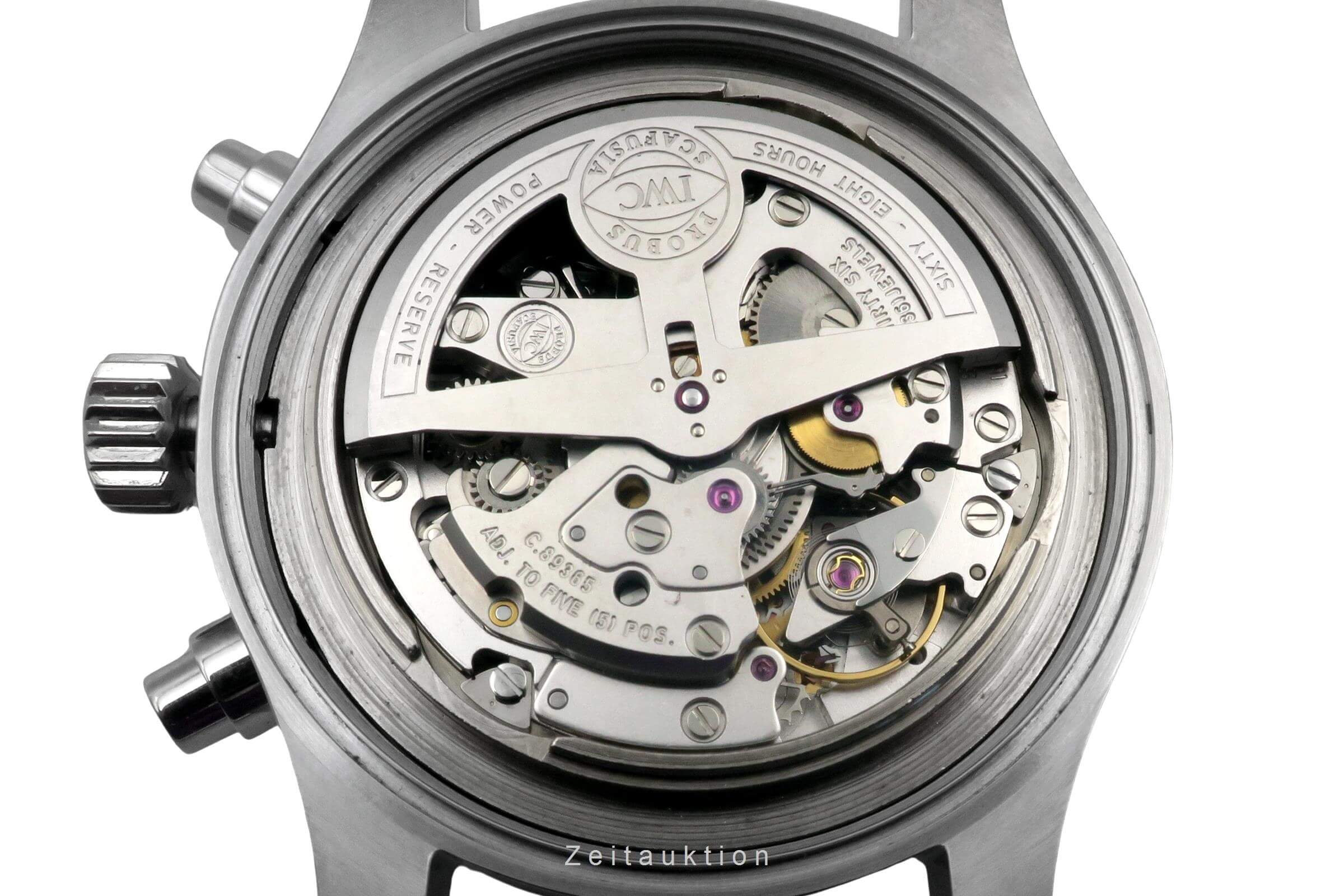 IWC Fliegerchronograph cronógrafo acero automático reloj para caballeros IW387802 LP: 7700EUR  [2501403]