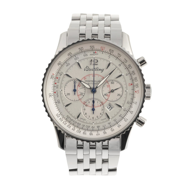 Breitling Montbrillant chronograph steel automatic men's watch A4137012/G789 LP: 9300EUR  [2501408]