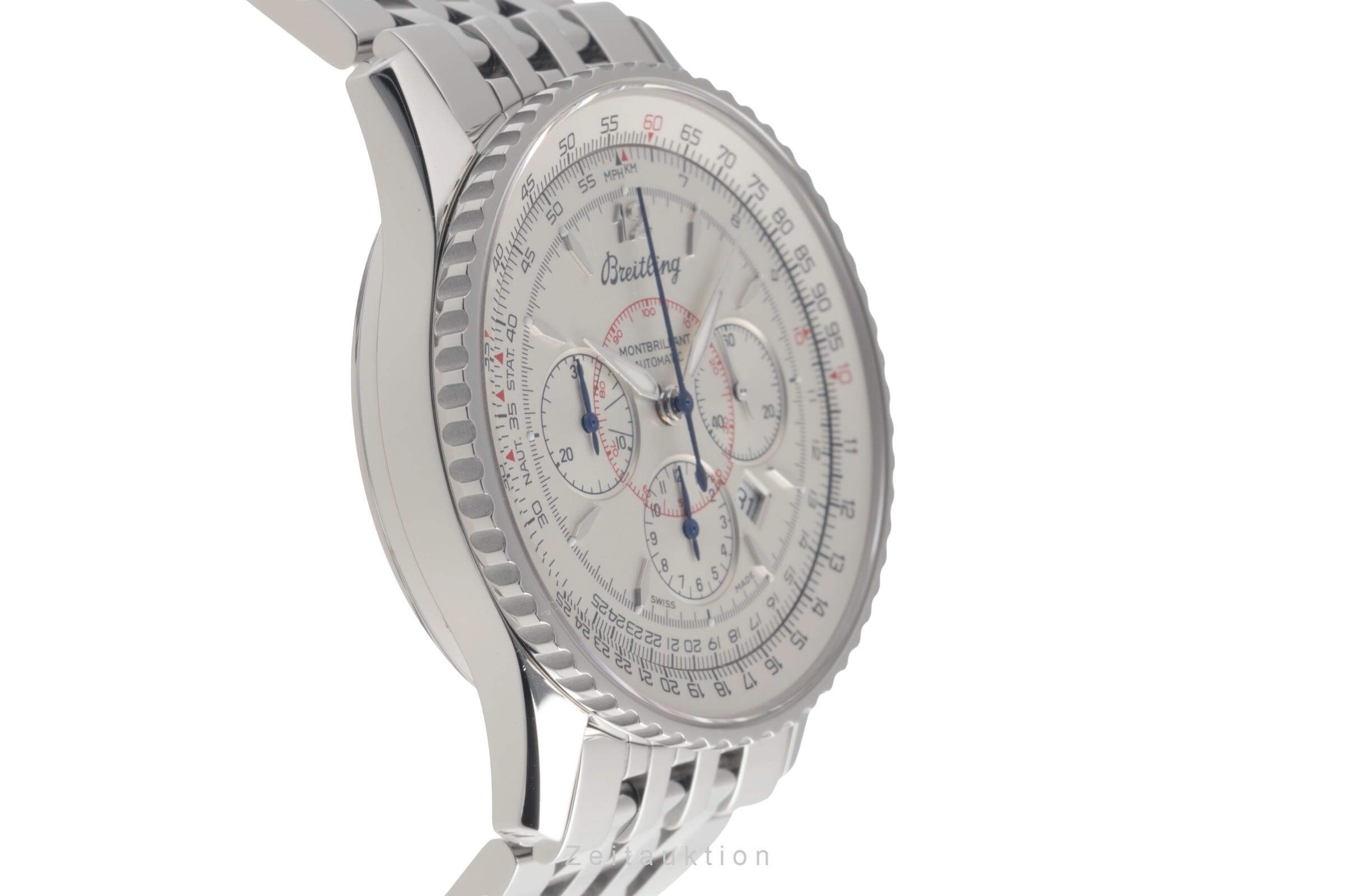 Breitling Montbrillant chronograph steel automatic men's watch A4137012/G789 LP: 9300EUR  [2501408]