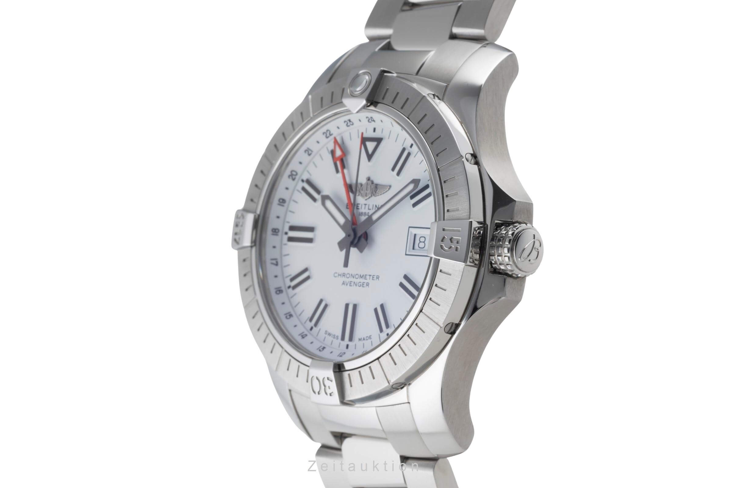 Breitling Avenger II GMT steel automatic men's watch A32397101A1A1 LP: 4900EUR  [2501409]