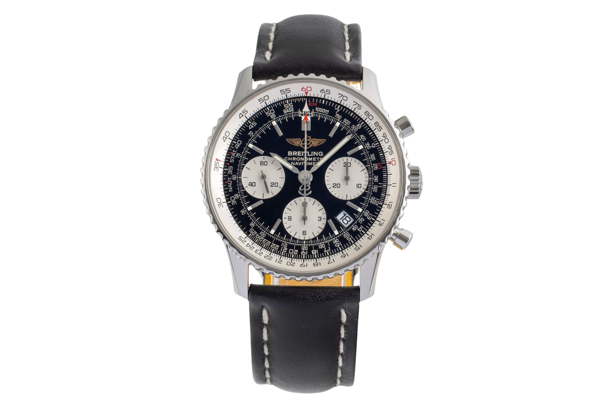Breitling Navitimer chronograph steel automatic Kal. B23 Ref