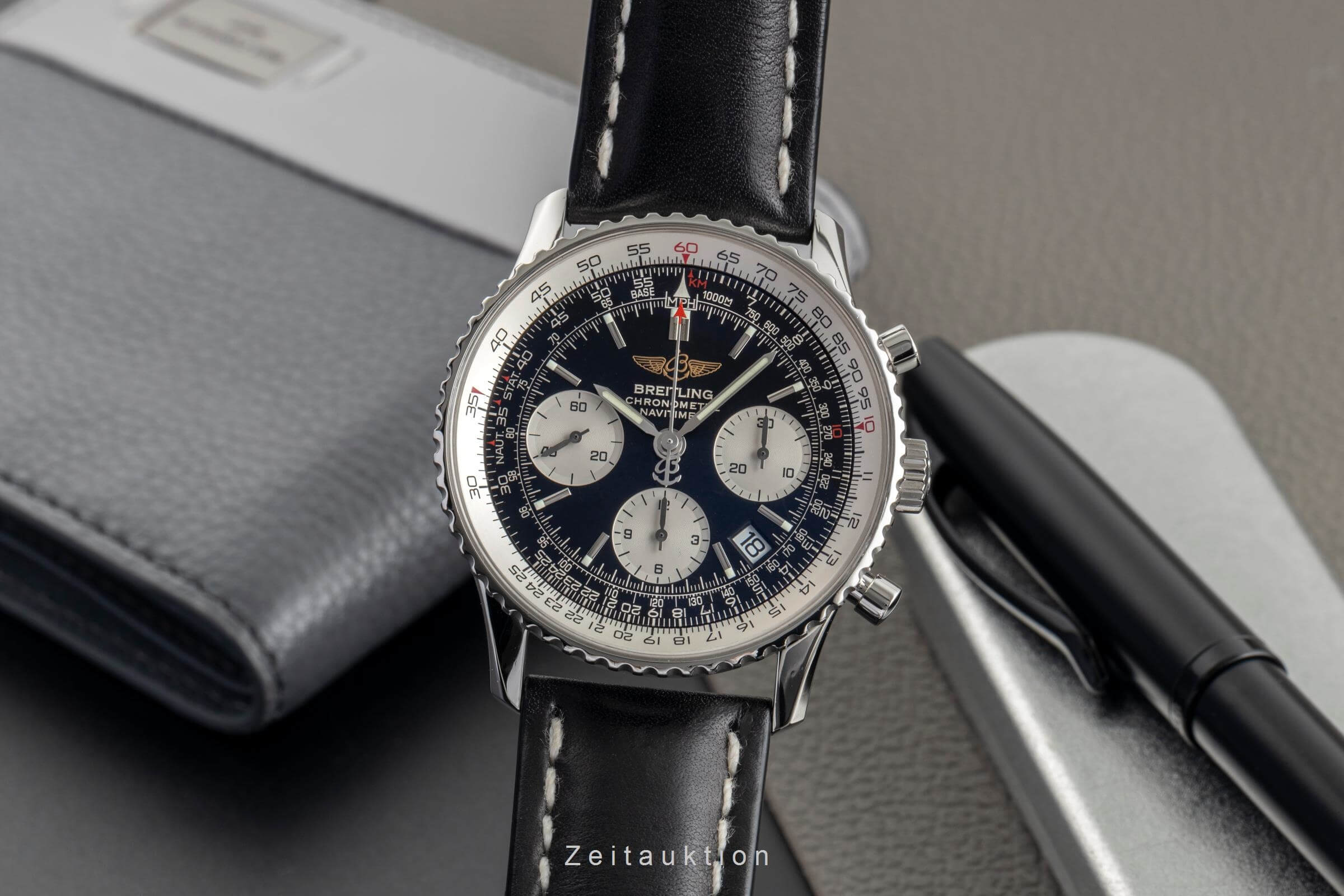 Breitling Navitimer chronograph steel automatic Kal. B23 Ref