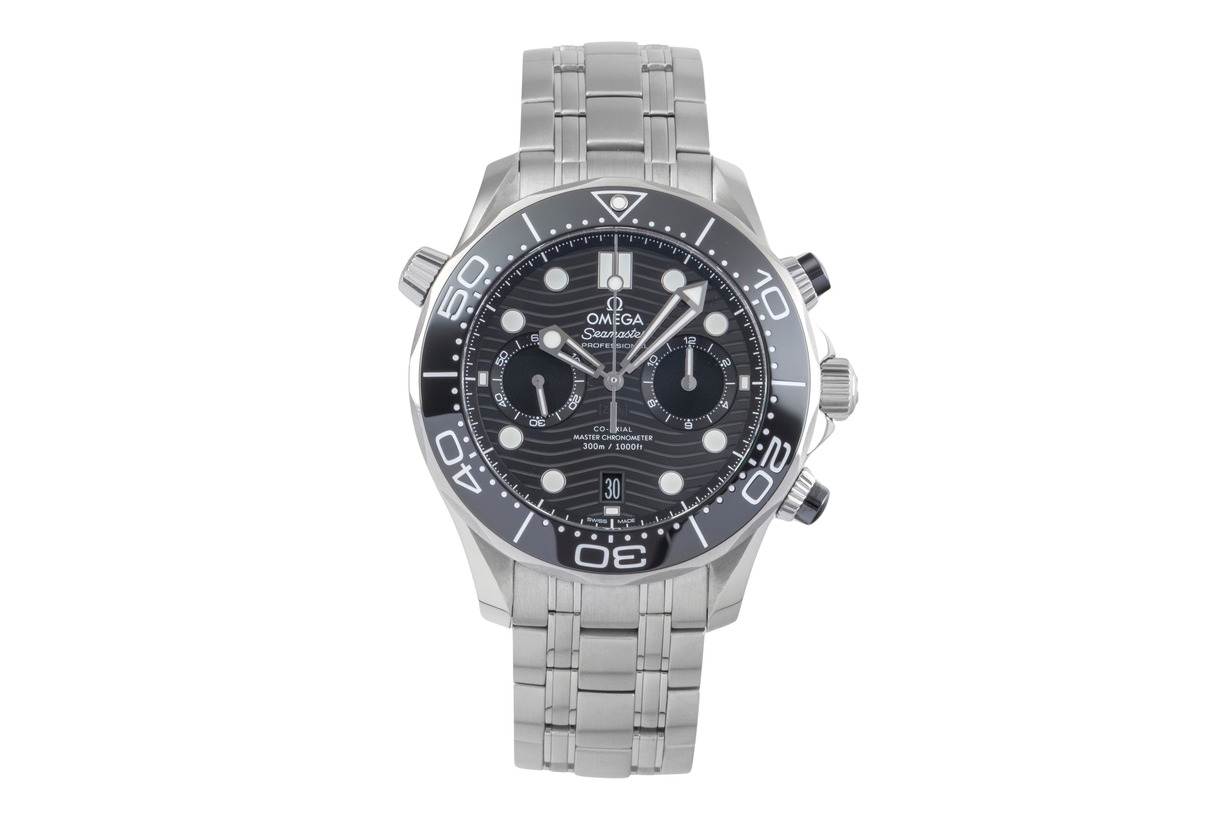Omega Seamaster chronograph steel automatic men's watch 210.30.44.51.01.001 LP: 9300EUR  [2501415]