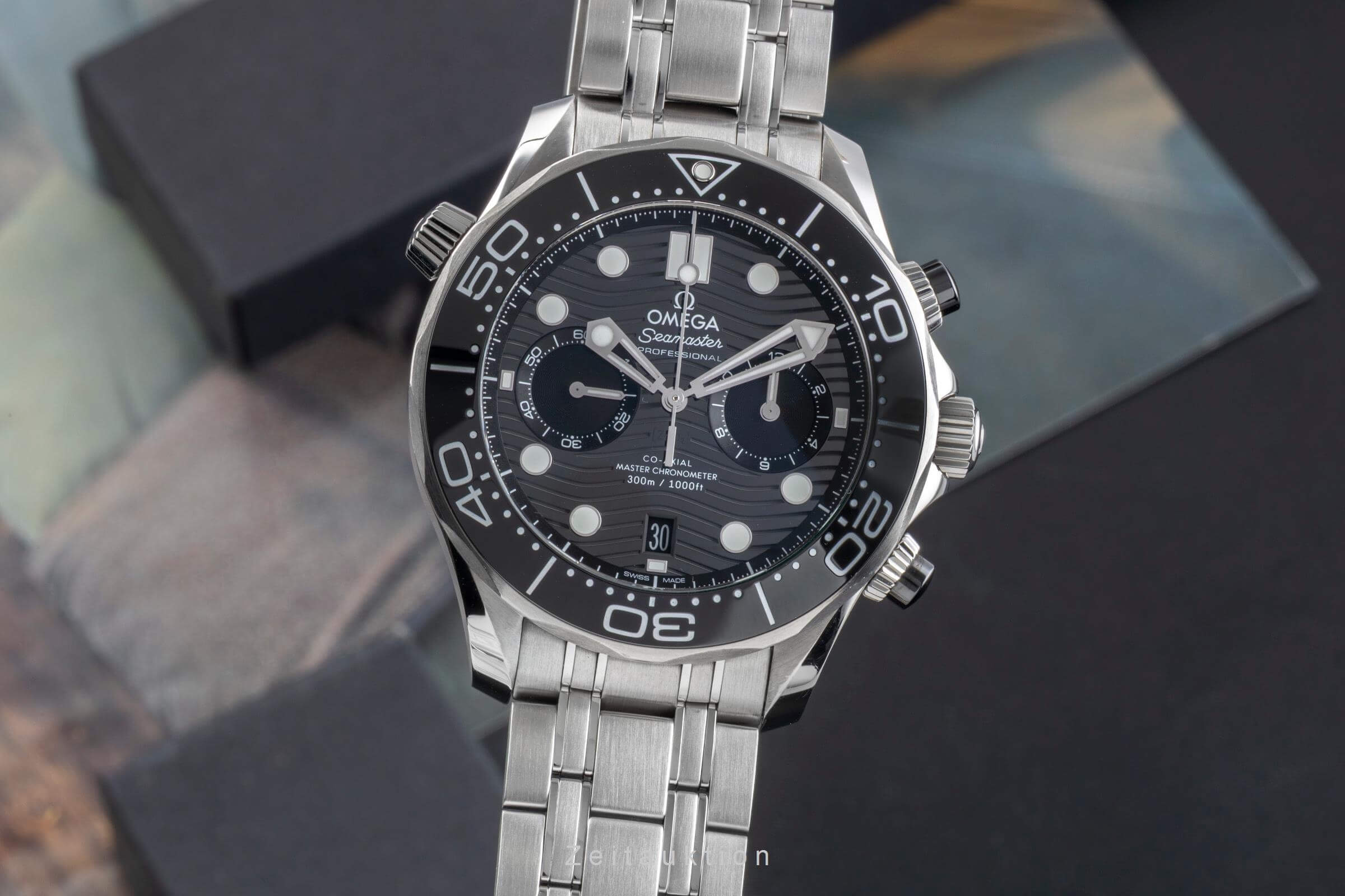 Omega Seamaster cronógrafo acero automático reloj para caballeros 210.30.44.51.01.001 LP: 9300EUR  [2501415]