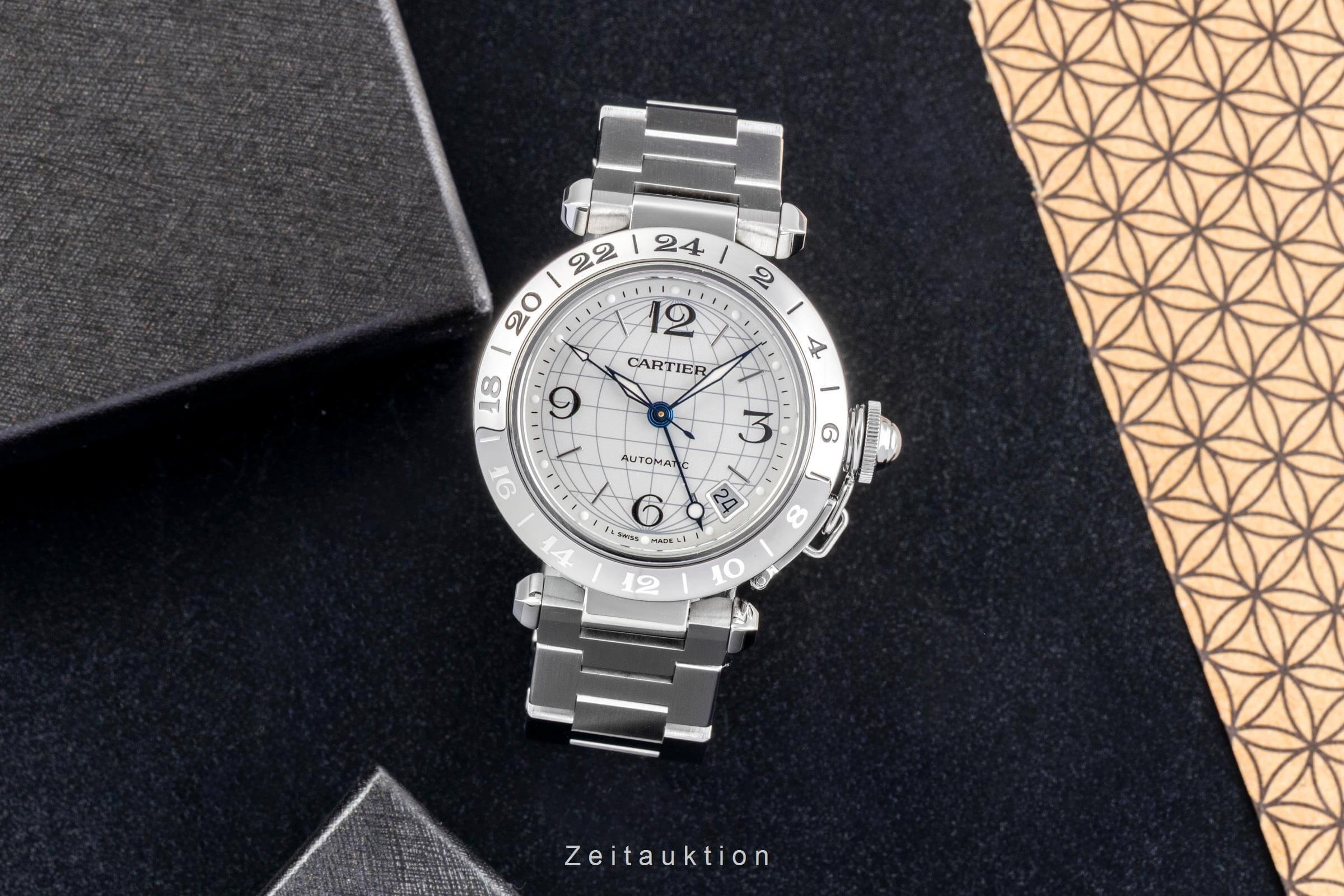 Cartier Pasha steel automatic men's watch W31078M7 LP: 7200EUR  [2501418]