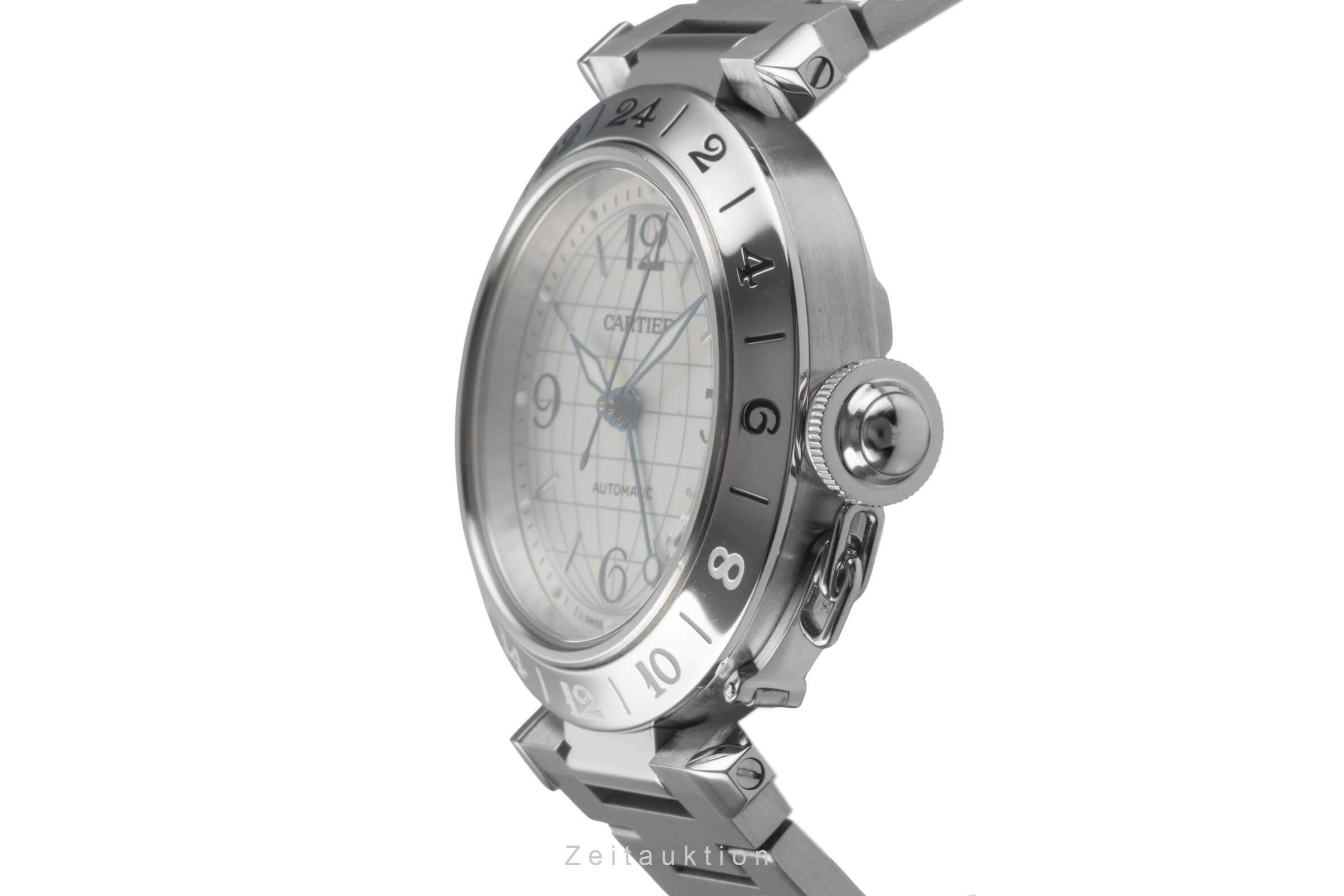 Cartier Pasha steel automatic men's watch W31078M7 LP: 7200EUR  [2501418]