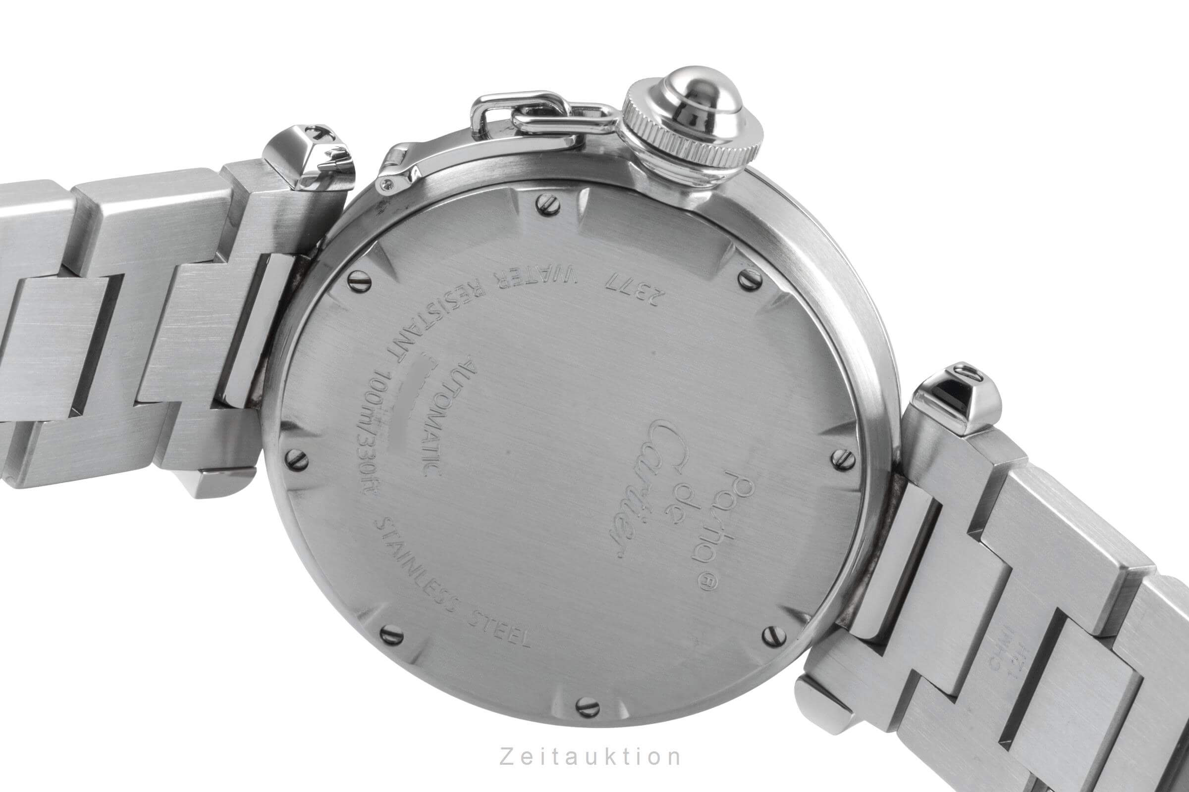 Cartier Pasha steel automatic men's watch W31078M7 LP: 7200EUR  [2501418]