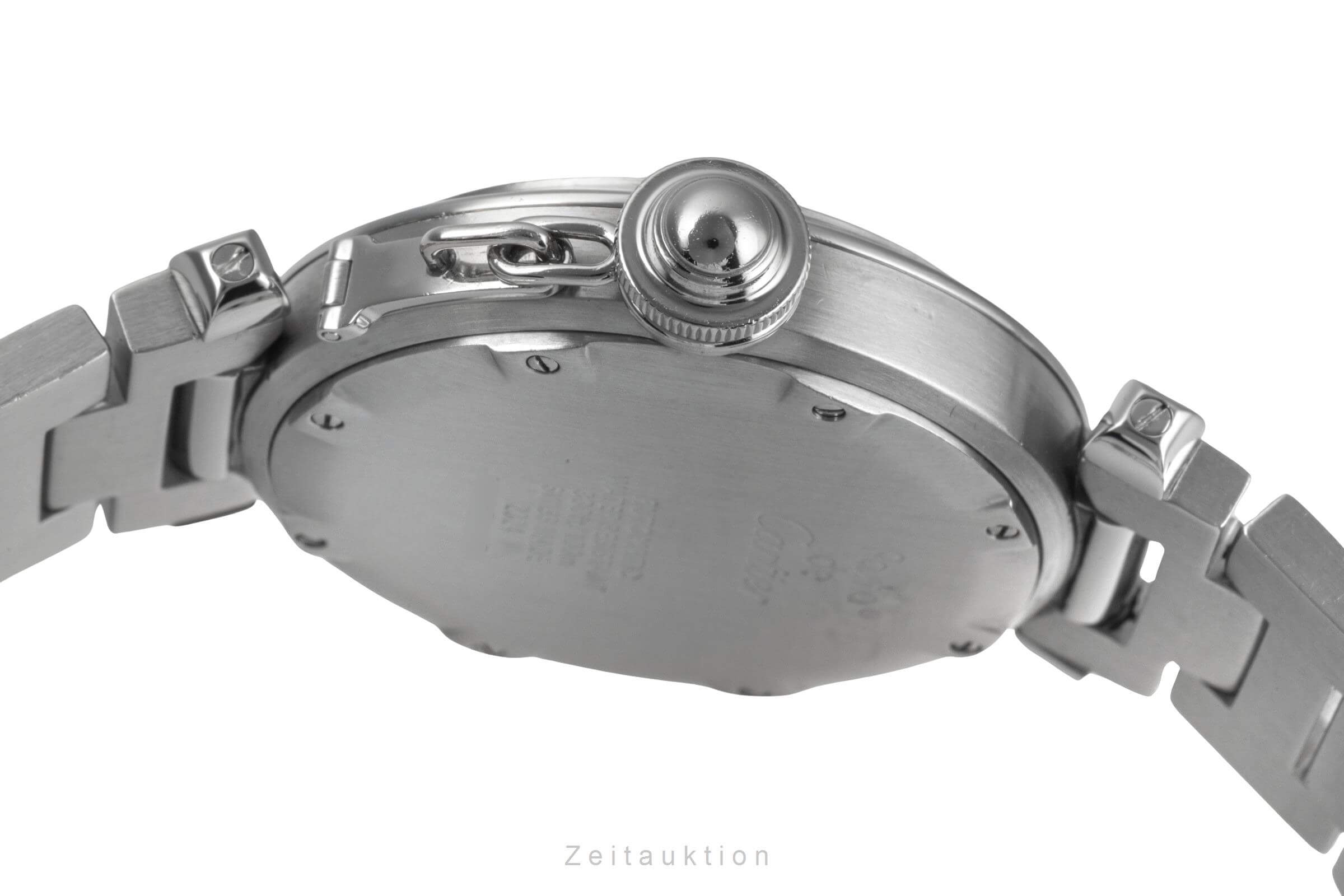 Cartier Pasha acier automatique montre pour hommes W31015M7 LP: 7200EUR  [2501419]