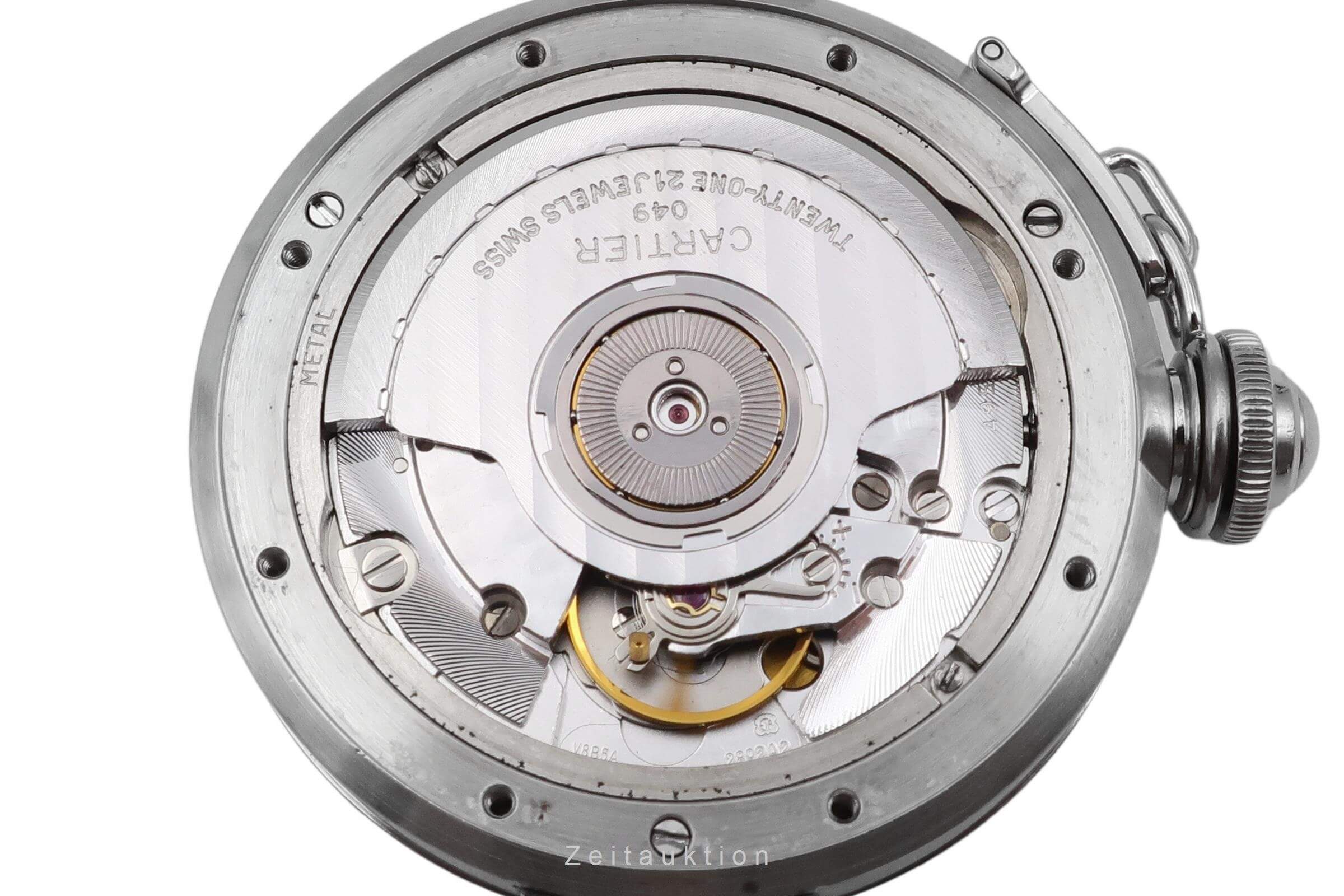 Cartier Pasha acier automatique montre pour hommes W31015M7 LP: 7200EUR  [2501419]