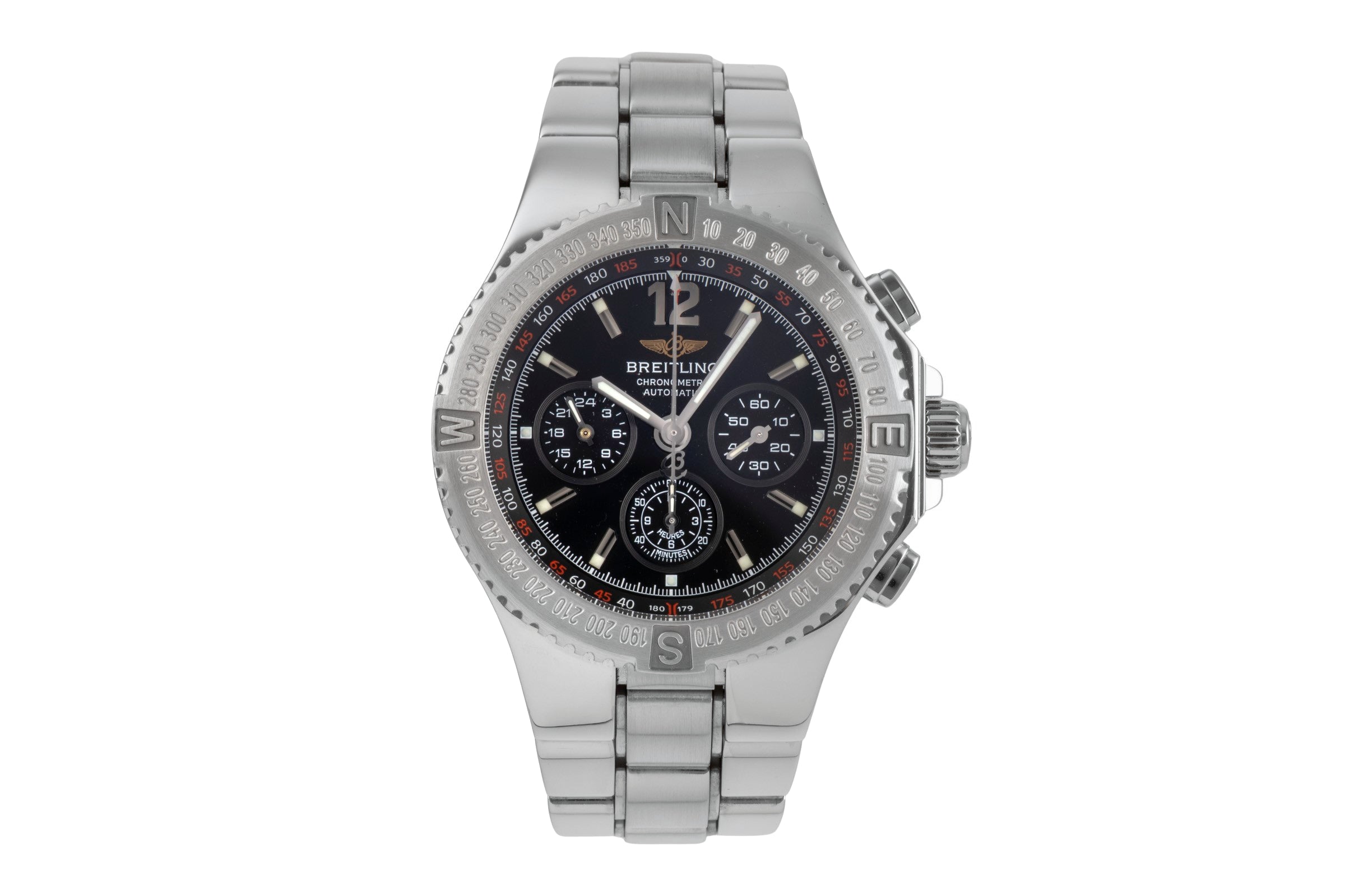 Breitling Hercules Chronograph Automatik Edelstahl Herrenuhr Ref. A39362  [2501423]