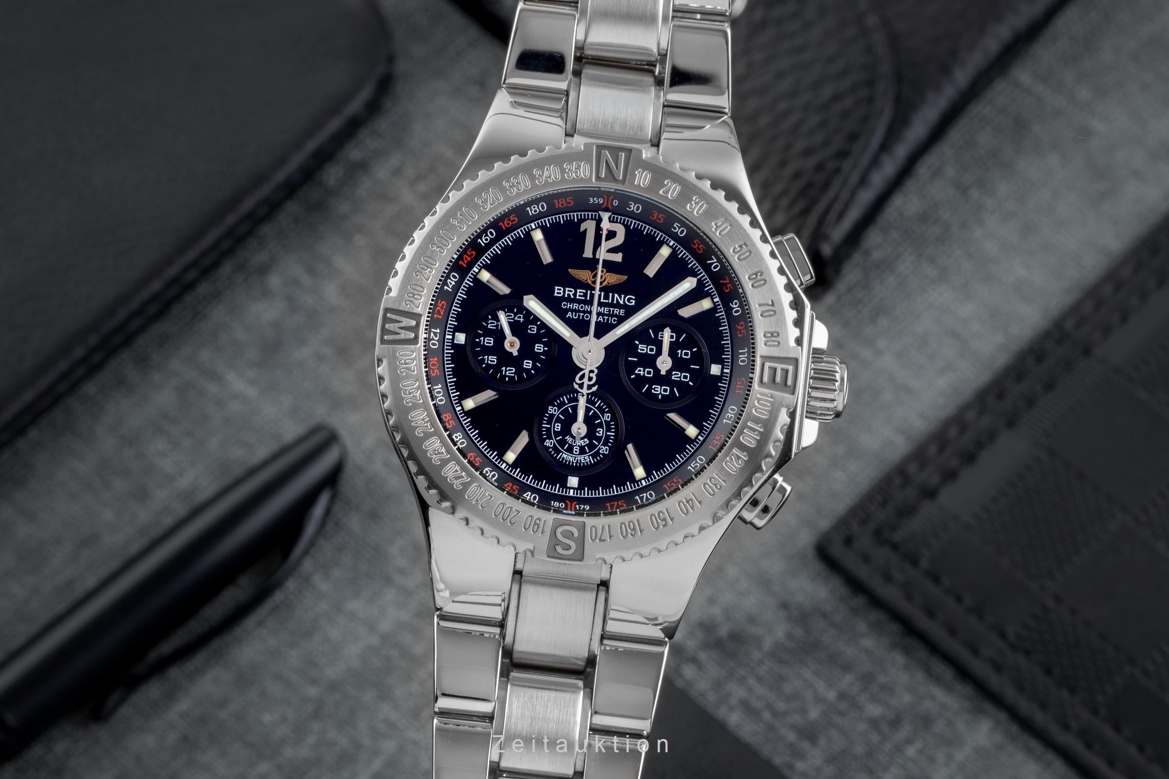 Breitling Hercules Chronograph Automatik Edelstahl Herrenuhr Ref. A39362  [2501423]