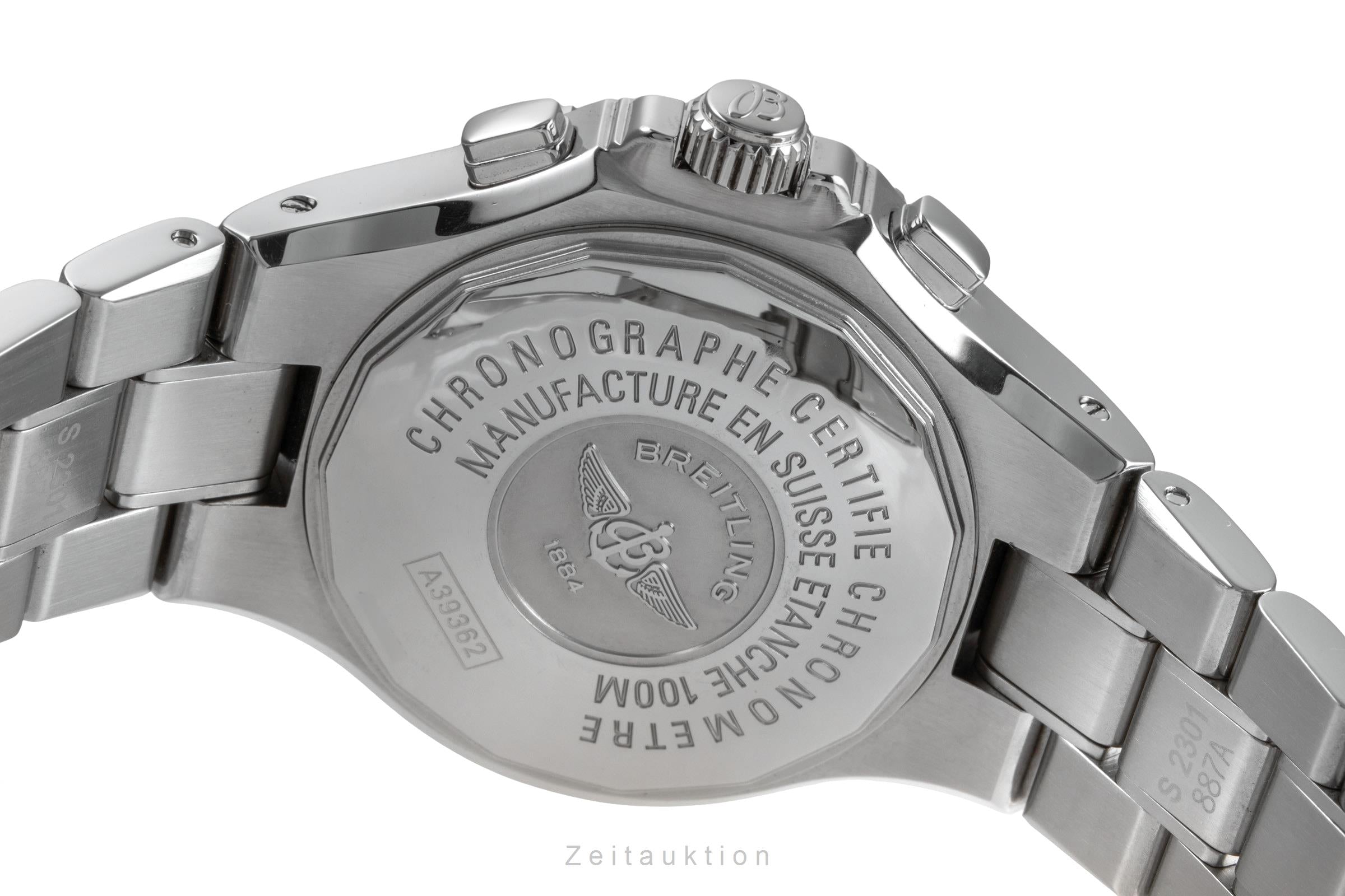 Breitling Hercules Chronograph Automatik Edelstahl Herrenuhr Ref. A39362  [2501423]