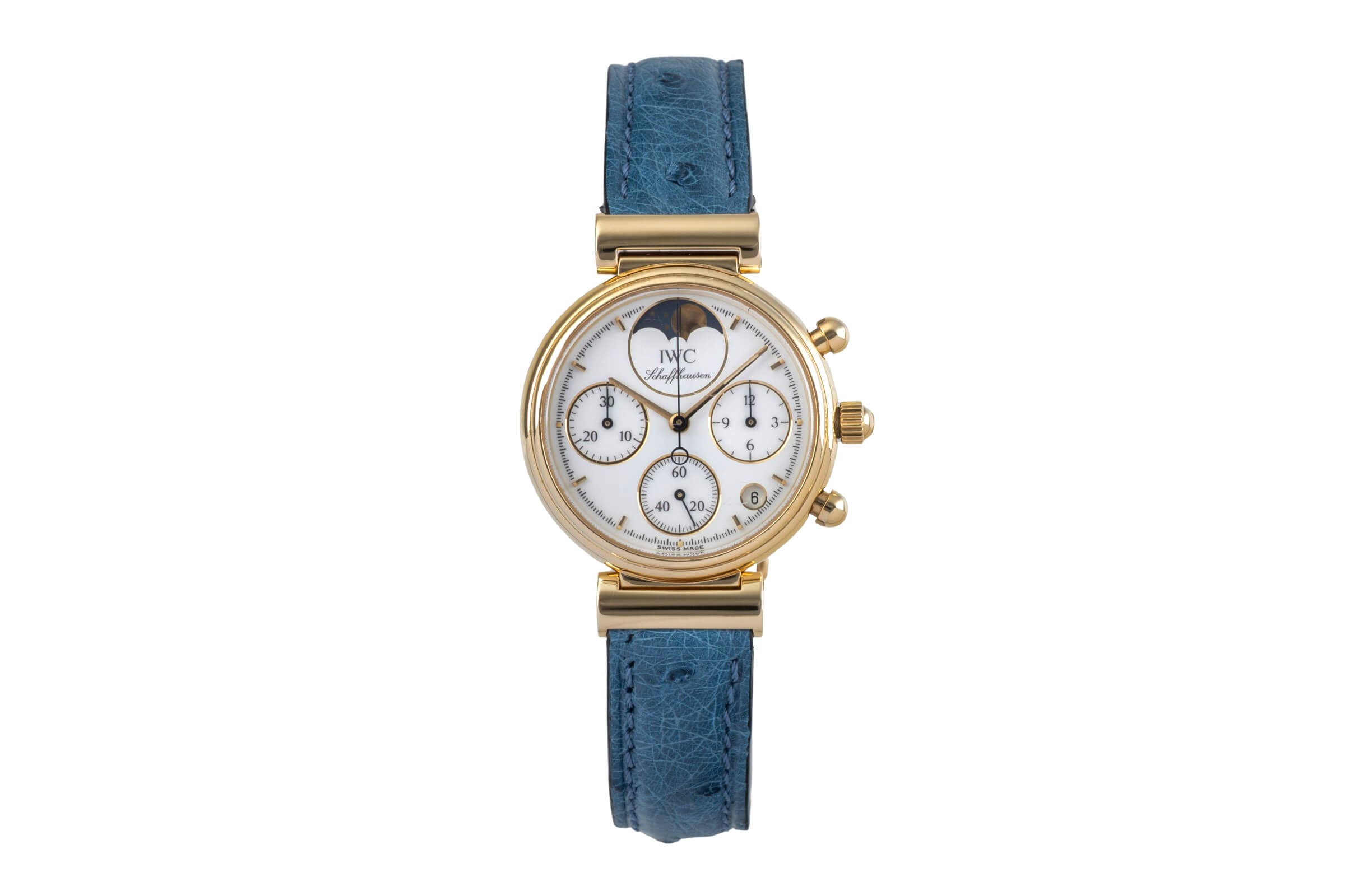 IWC Da Vinci chronograph 18 ct gold quartz women's watch IW373501  [2501427]
