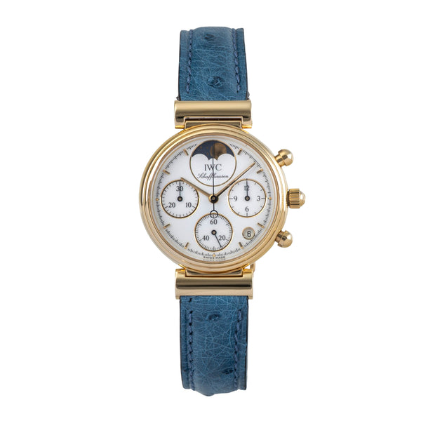 IWC Da Vinci chronograph 18 ct gold quartz women's watch IW373501  [2501427]