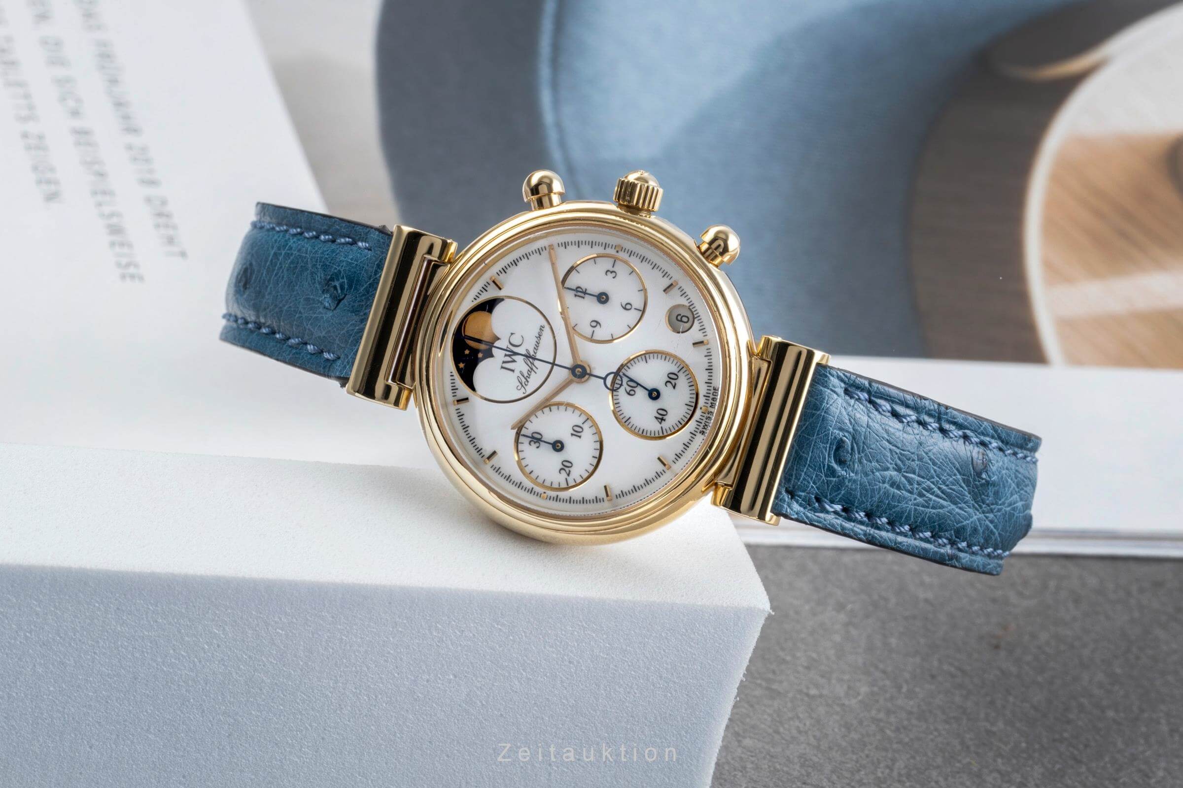 Chronograph Iwc Damenuhren Gold IWC Da Vinci Chronograph 18k Gold