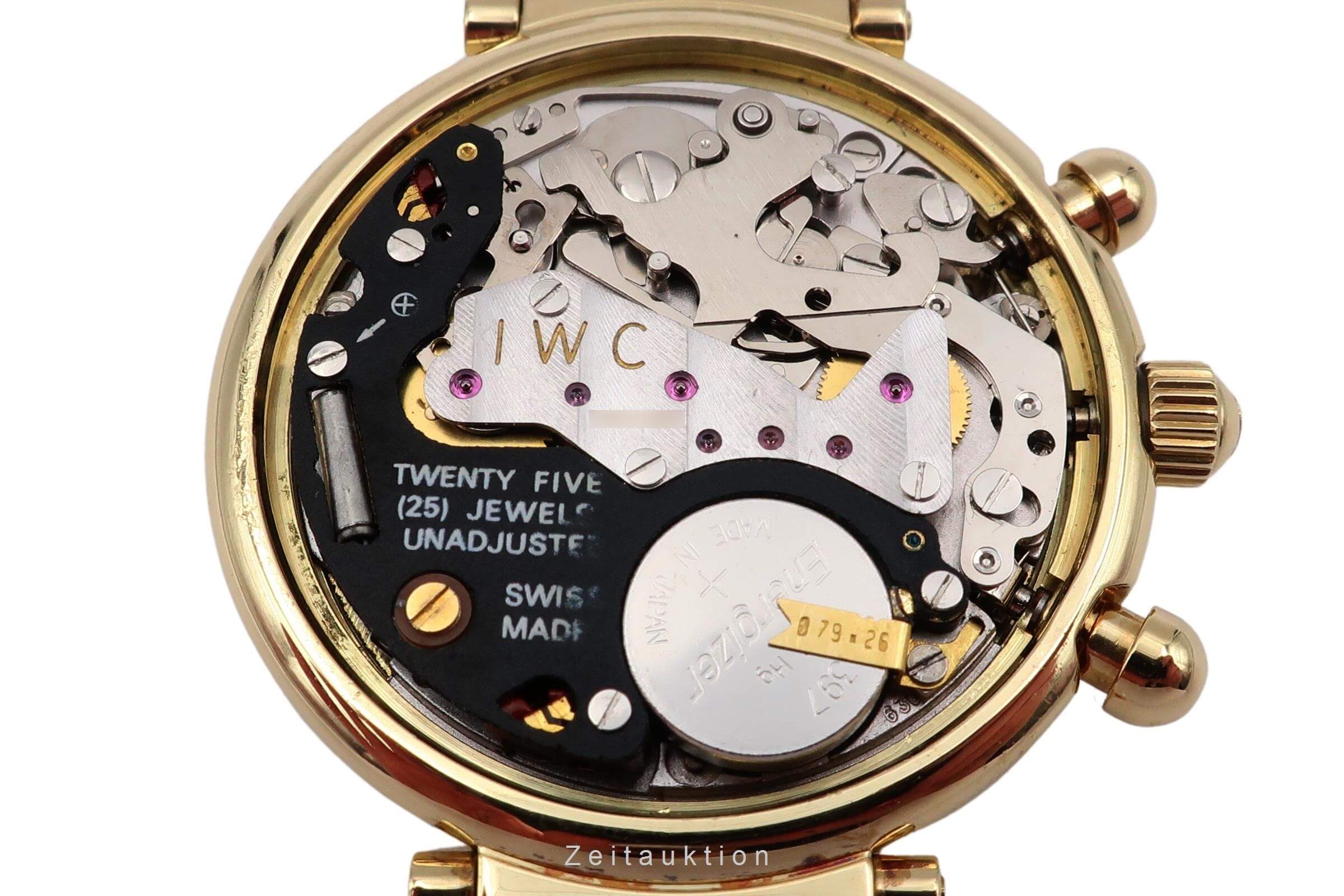 IWC Da Vinci chronograph 18 ct gold quartz women's watch IW373501  [2501427]