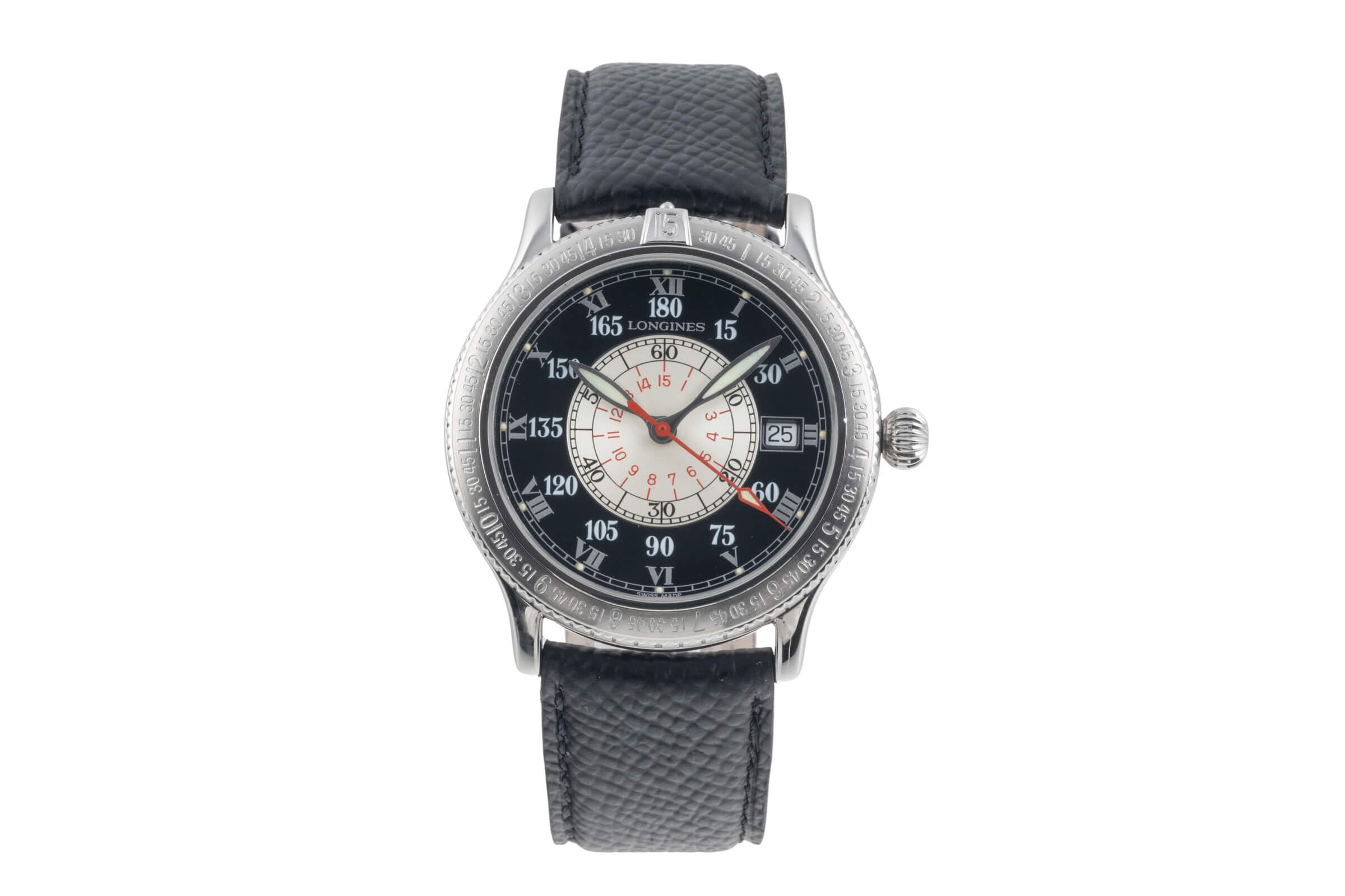 Longines Lindbergh Stundenwinkel steel automatic Kal. L619.2 Ref