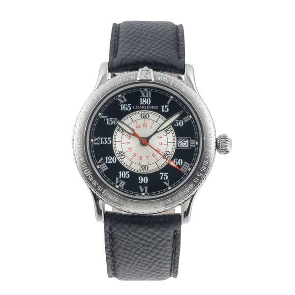 Longines Lindbergh Stundenwinkel steel automatic men's watch L2.617.4  [2501432]