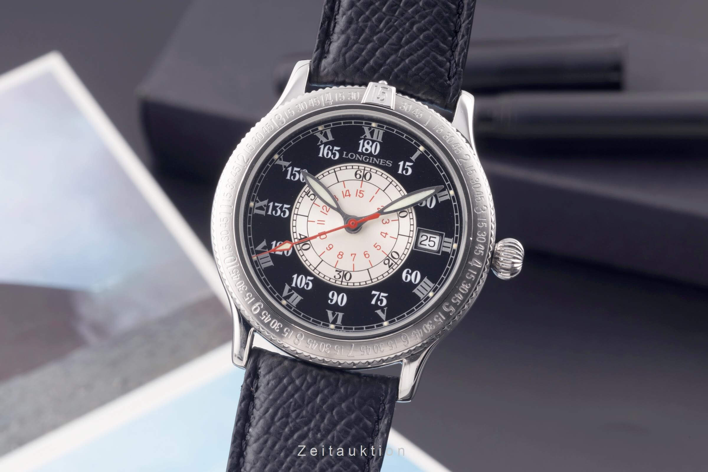 Longines Lindbergh Stundenwinkel steel automatic men's watch L2.617.4  [2501432]