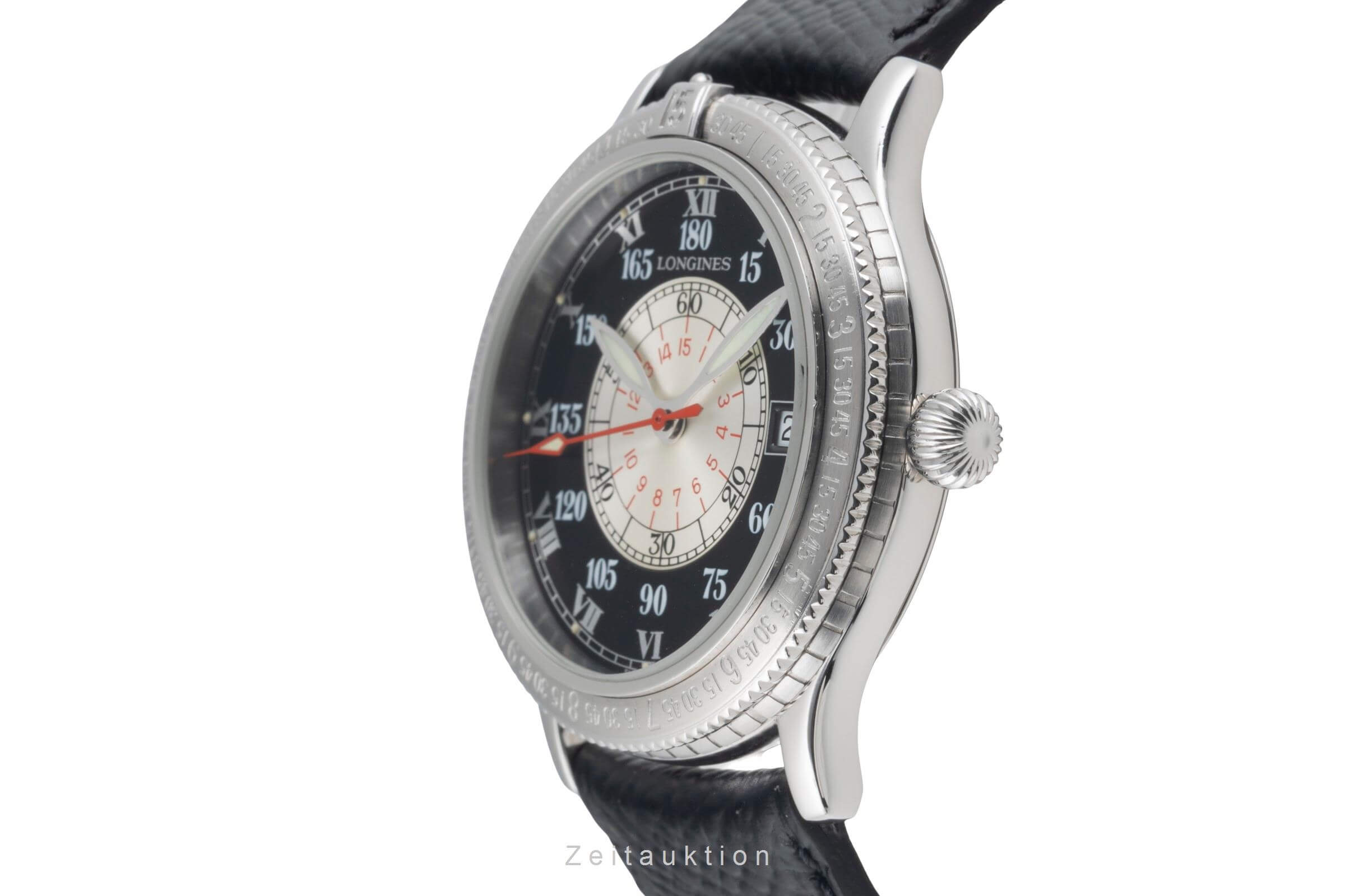 Longines Lindbergh Stundenwinkel steel automatic men's watch L2.617.4  [2501432]