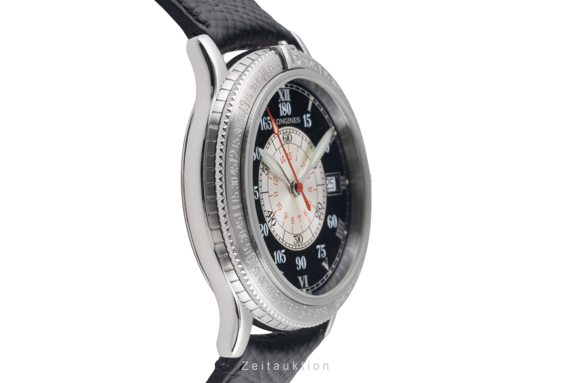 Longines Lindbergh Stundenwinkel steel automatic men's watch L2.617.4  [2501432]