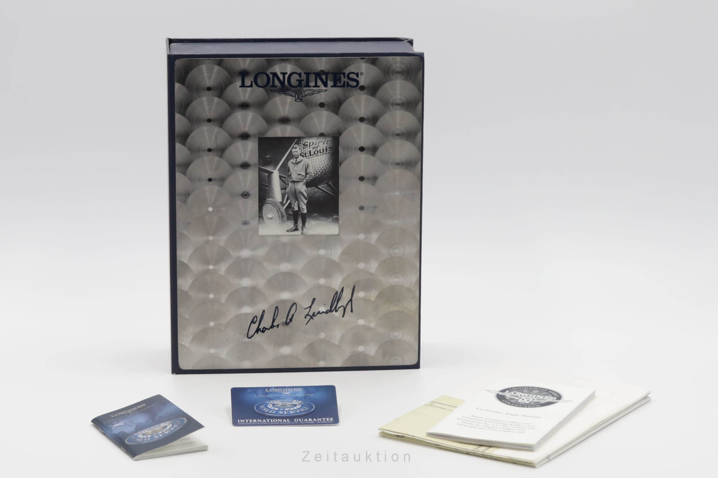 Longines Lindbergh Stundenwinkel steel automatic men's watch L2.617.4  [2501432]