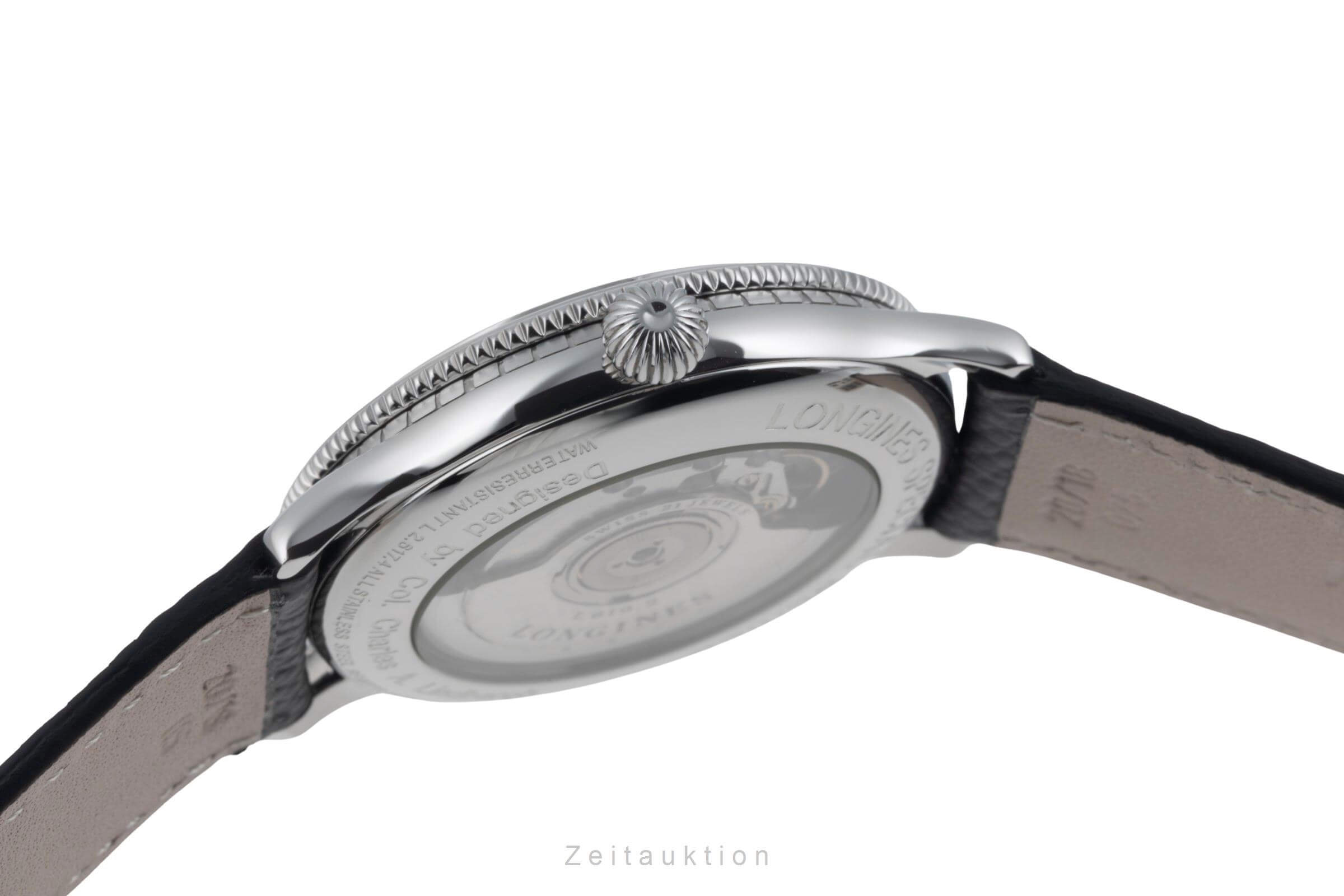 Longines Lindbergh Stundenwinkel steel automatic men's watch L2.617.4  [2501432]