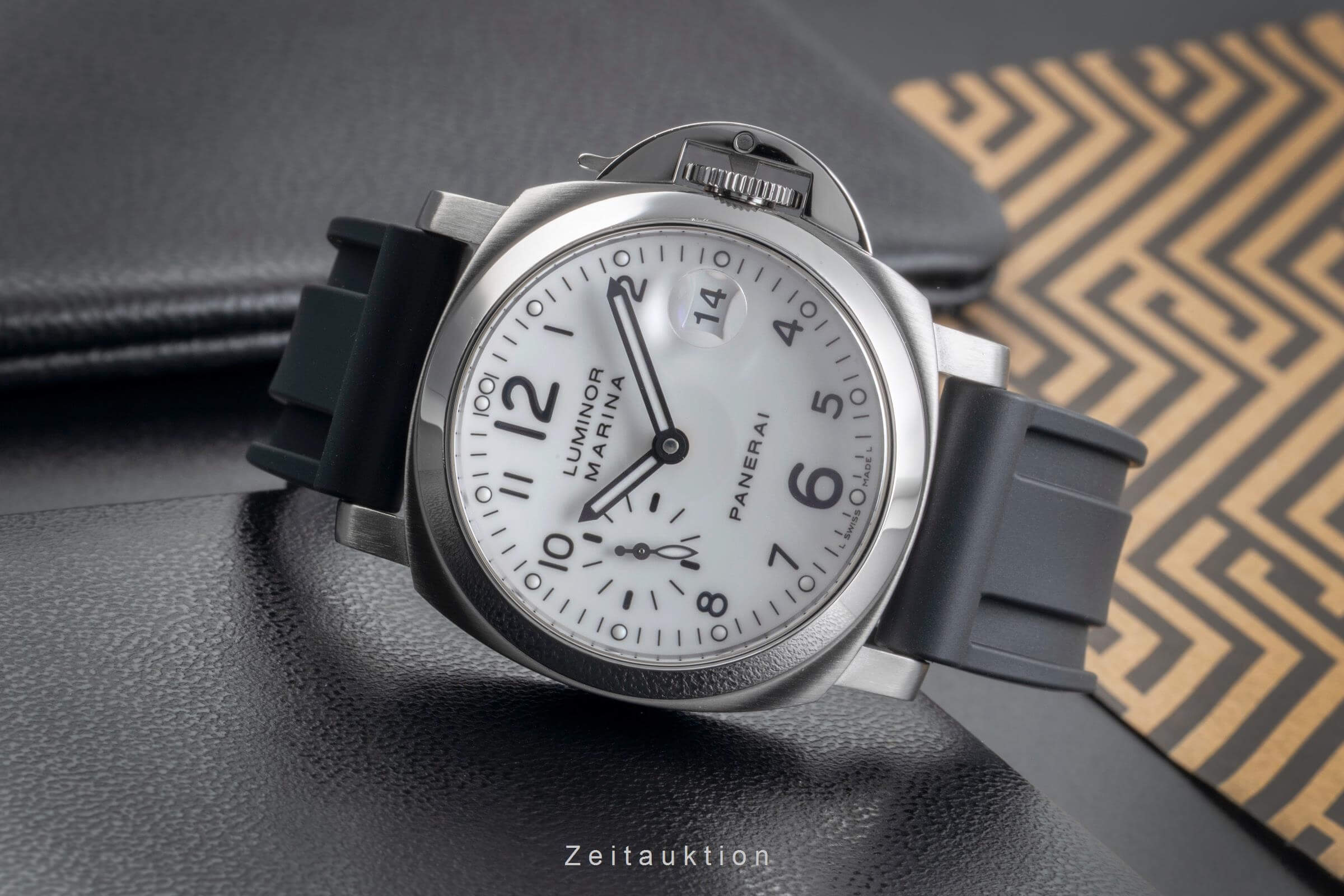 Panerai Luminor Marina acero automático reloj para caballeros PAM00049 LP: 7900EUR  [2501435]