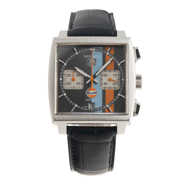 Tag Heuer Monaco cronografo acciaio automatismo orologio da uomo CAW2113FC6250 LP: 7900EUR Limited  [2501439]