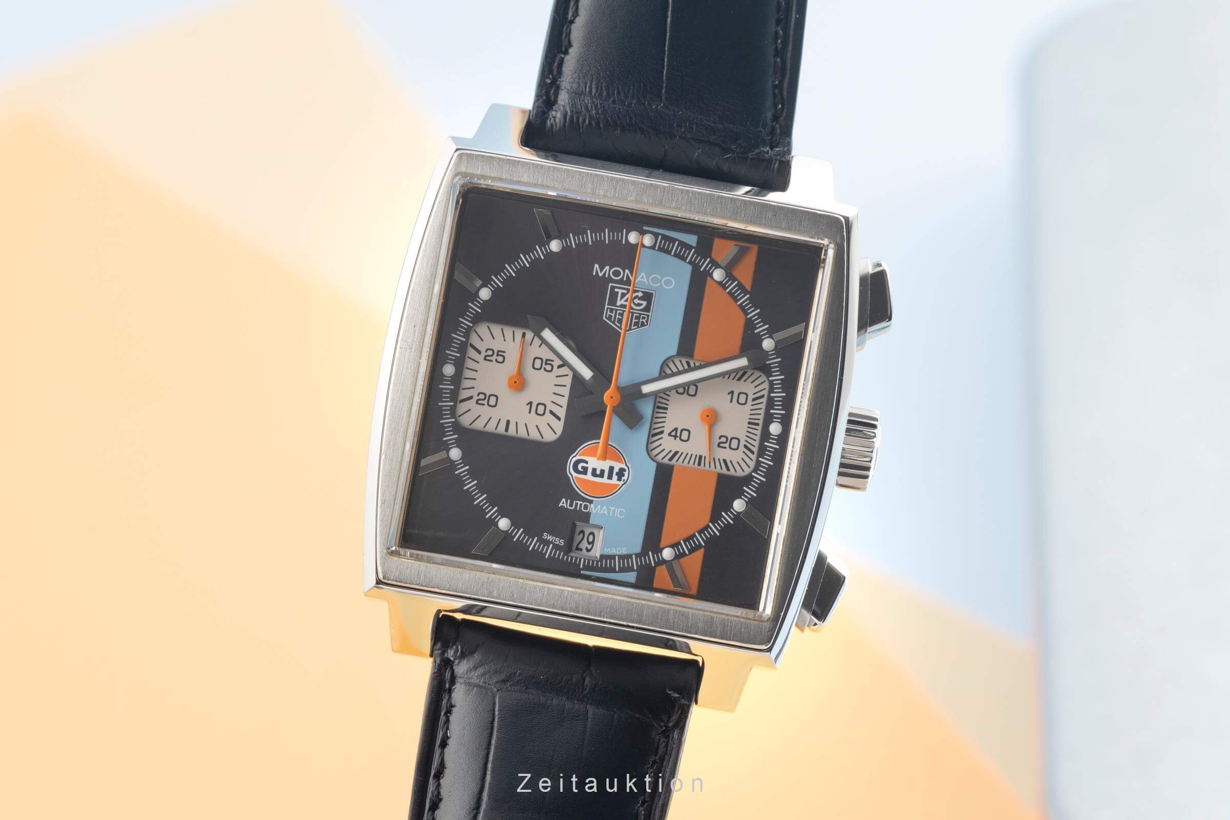 Tag Heuer Monaco cronografo acciaio automatismo orologio da uomo CAW2113FC6250 LP: 7900EUR Limited  [2501439]