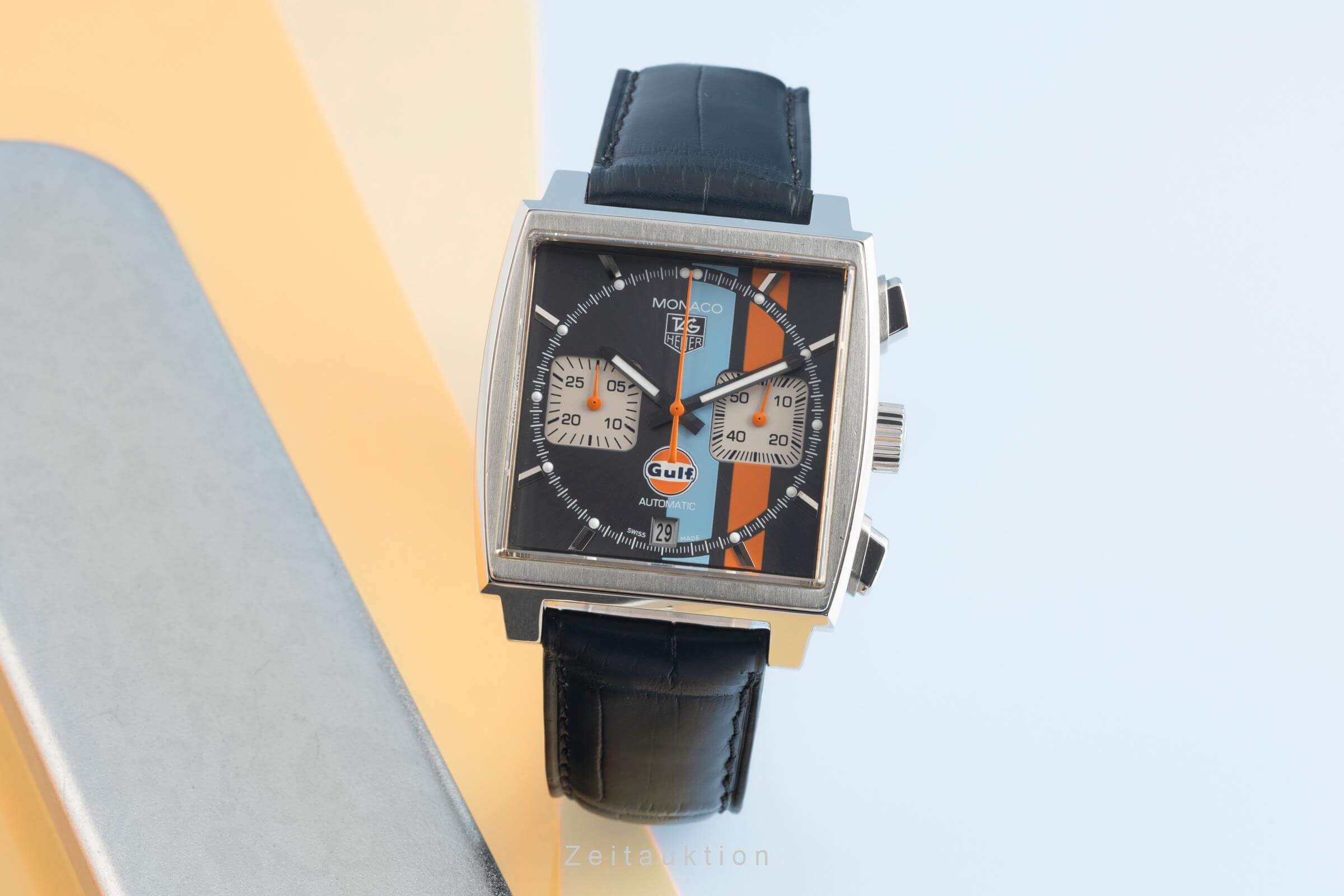 Tag Heuer Monaco cronografo acciaio automatismo orologio da uomo CAW2113FC6250 LP: 7900EUR Limited  [2501439]